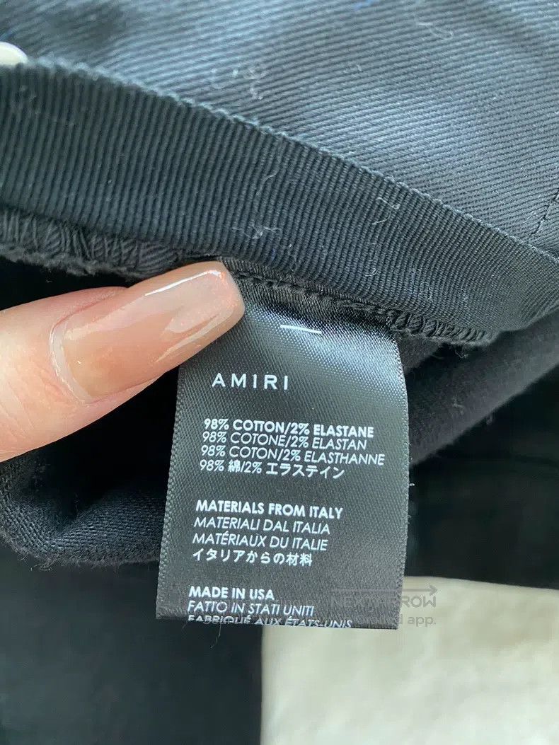 Amiri Amiri Size 31 Dark black mx2 jeans Size US 31 - 3 Thumbnail