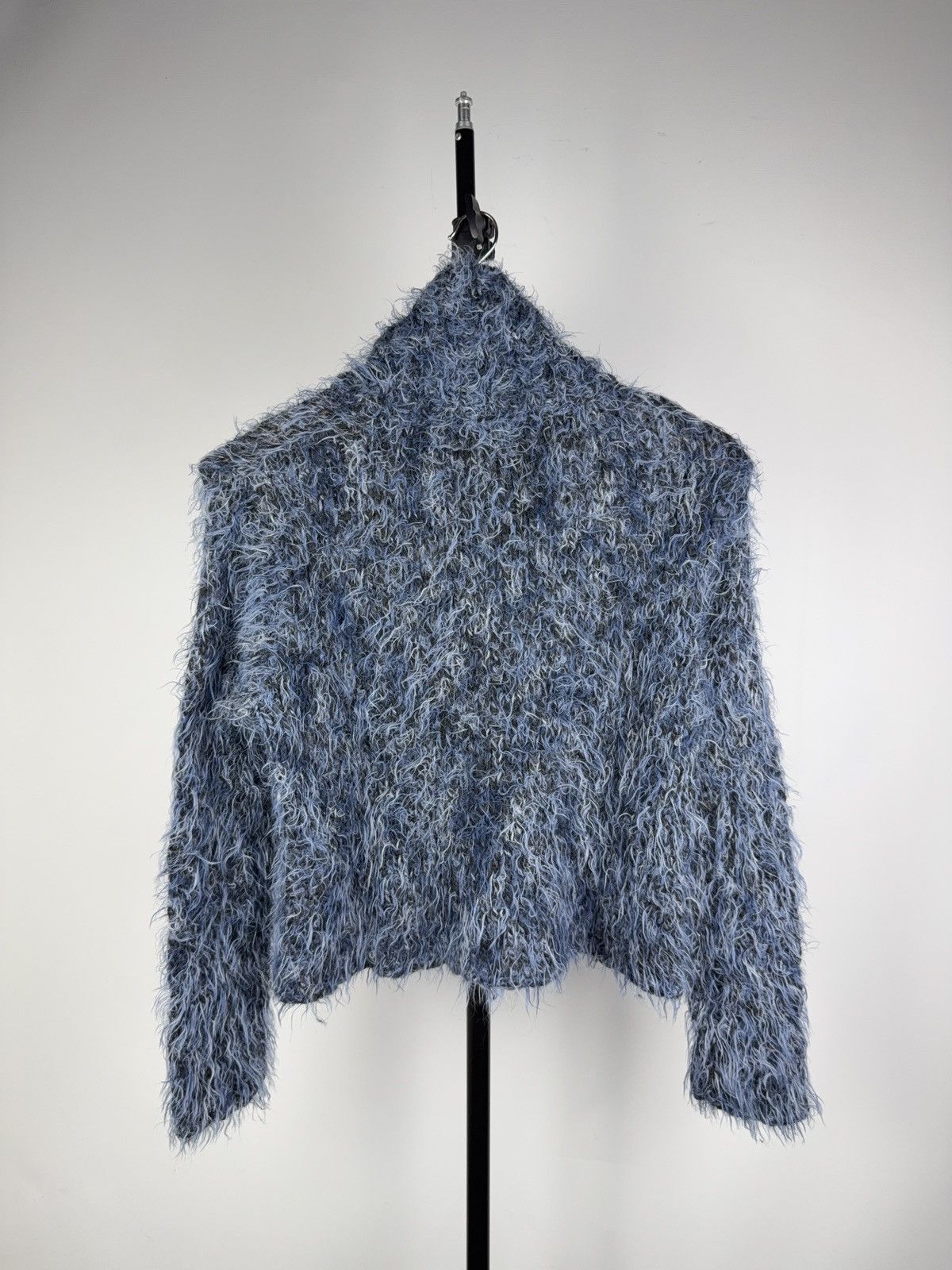Vintage Retro Fuzzy Mohair Sweater Avant Garde Japanese style Y2K Size M / US 6-8 / IT 42-44 - 8 Thumbnail