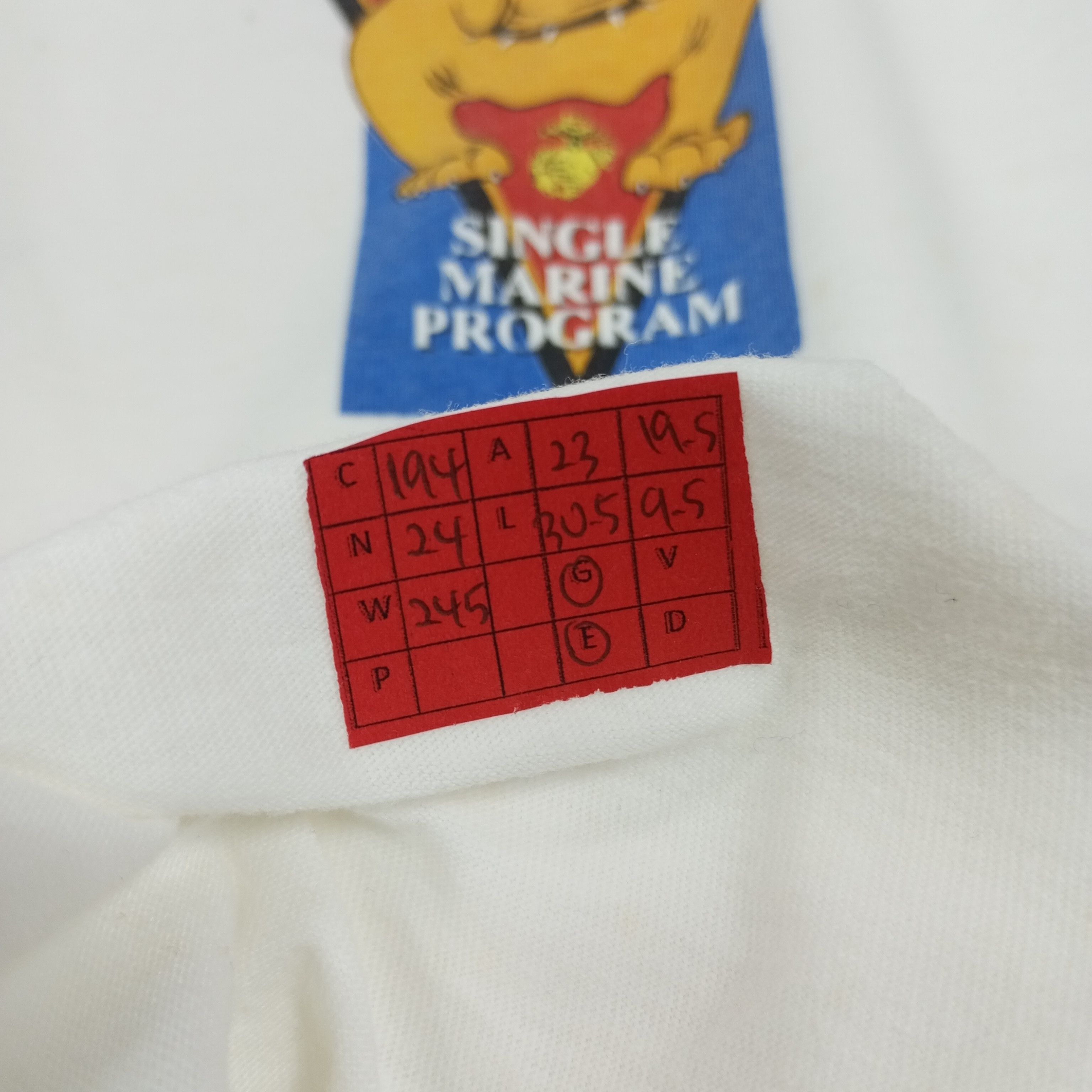 Vintage Single Marine Program Vintage Tshirt Size US XL / EU 56 / 4 - 11 Thumbnail
