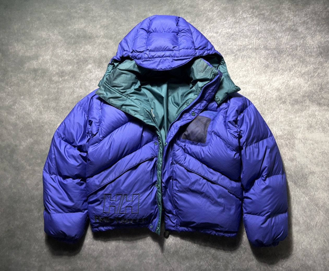 Helly Hansen Helly Hansen Duck Down Puffer Jacket Reversible Hooded 90s Size US M / EU 48-50 / 2 - 3 Thumbnail