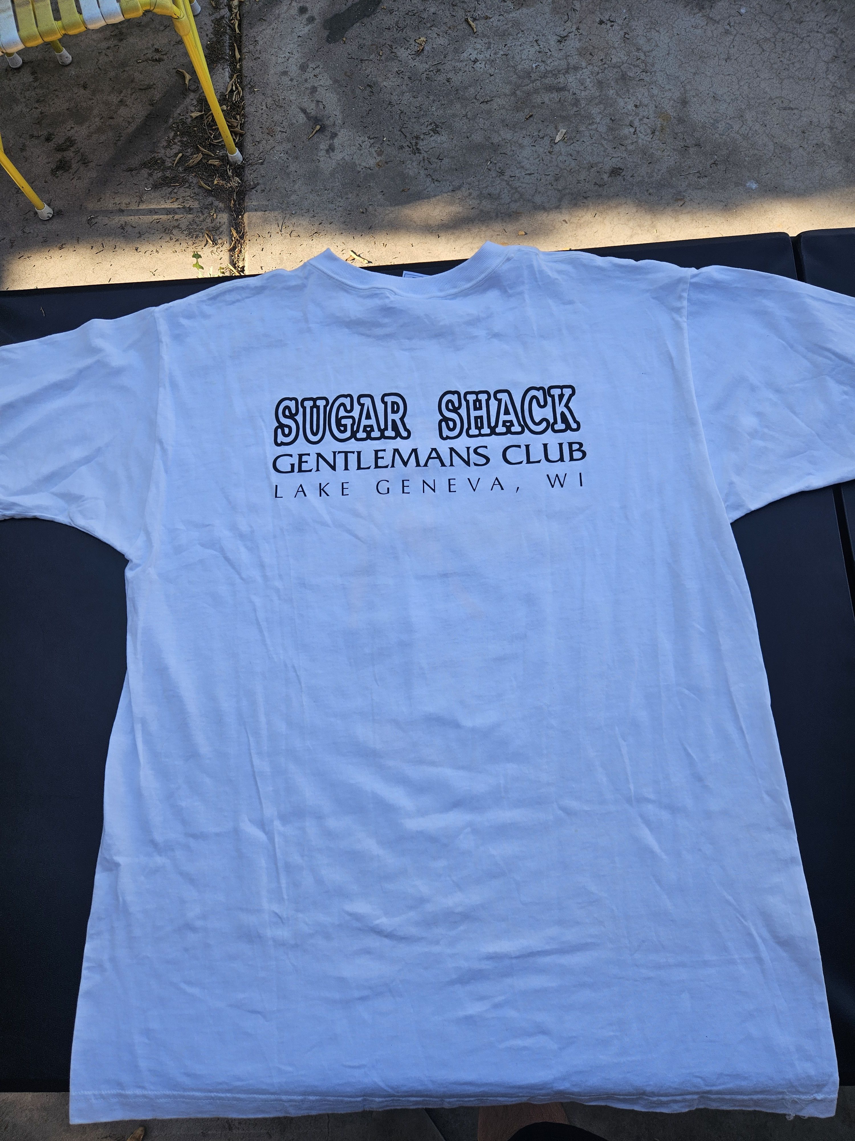 Fruit Of The Loom Sugar Shack Gentleman's Club Lake Geneve WI Vintage Tee Size US XL / EU 56 / 4 - 2 Thumbnail