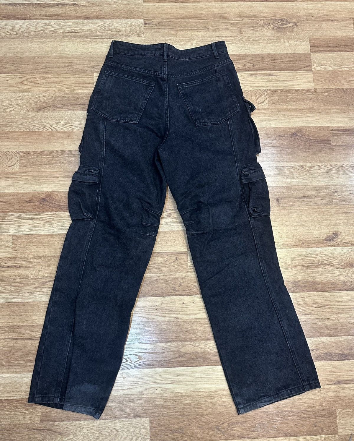 Jaded London Jaded London Black Multi Cargo Jeans Size US 28 / EU 44 - 3 Thumbnail