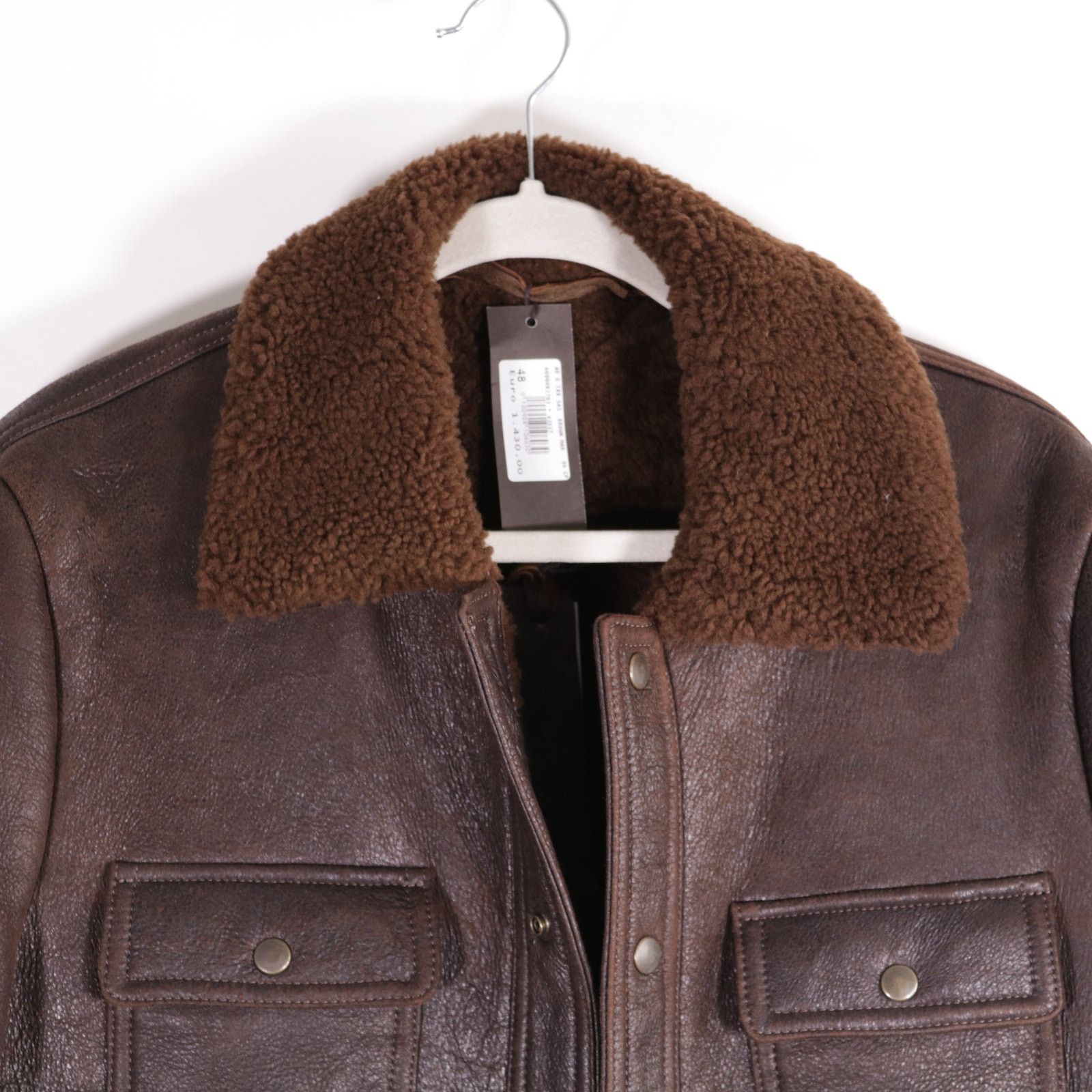 Salvatore Santoro Salvatore Santoro Leather Shearling Flight Jacket 48 New Size US M / EU 48-50 / 2 - 2 Thumbnail