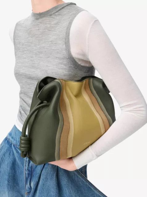 Loewe o1in1g0826 Size: OS / Flamenco Medium Leather Clutch Bag Size ONE SIZE - 3 Thumbnail