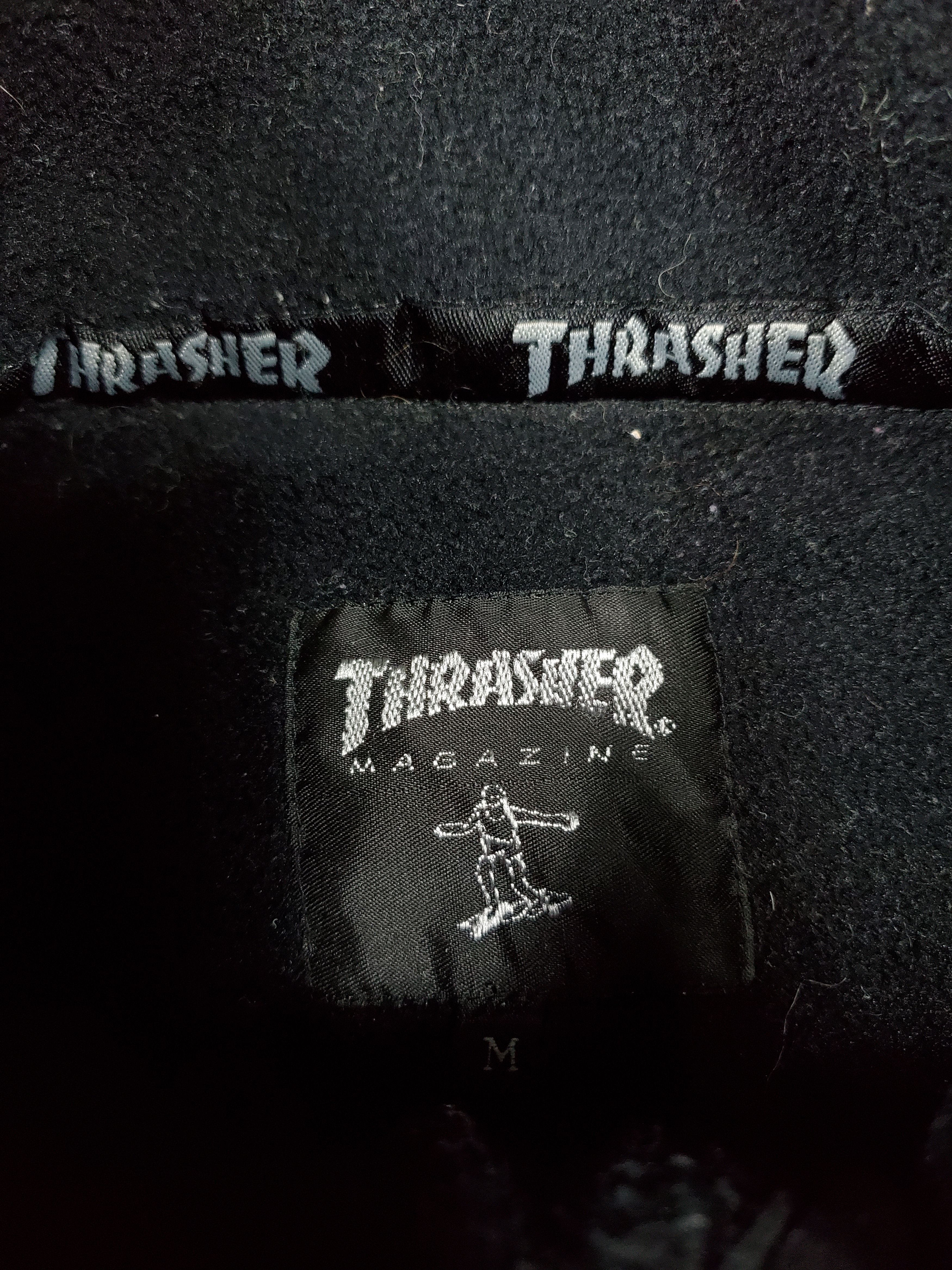 Japanese Brand × Thrasher × Vintage 🔥Vintage Thrasher Magazine Fleece Jacket🔥 Size US M / EU 48-50 / 2 - 4 Thumbnail