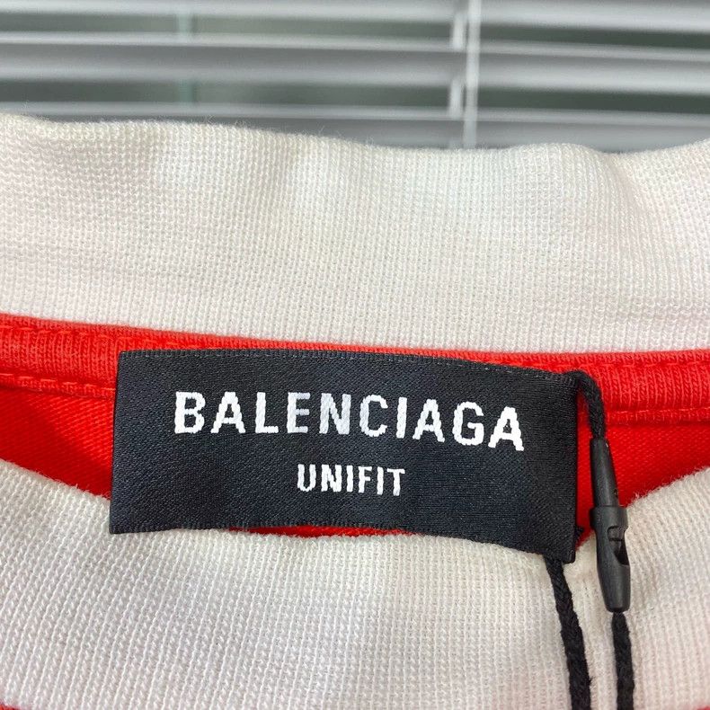 Balenciaga Balenciaga Short sleeve + T-shirt + double hook embroidere Size US M / EU 48-50 / 2 - 9 Thumbnail
