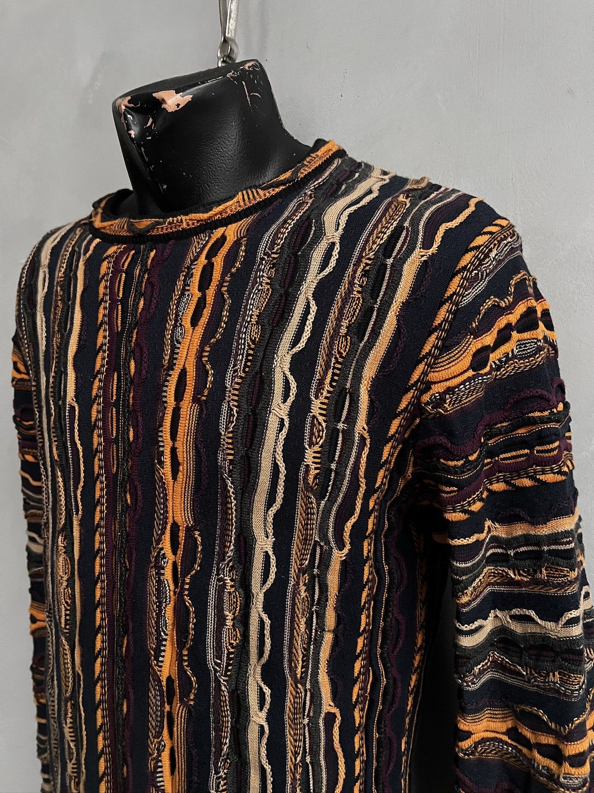 Coogi Coogi style coloured cable y2k sweater Australia hype Size US M / EU 48-50 / 2 - 3 Thumbnail