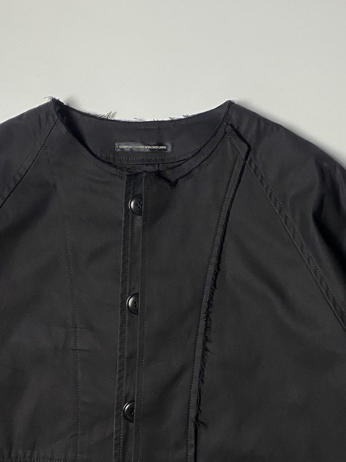 Y's × Yohji Yamamoto Y’s - Half-sleeve Collarless Jacket Size US M / EU 48-50 / 2 - 7 Thumbnail