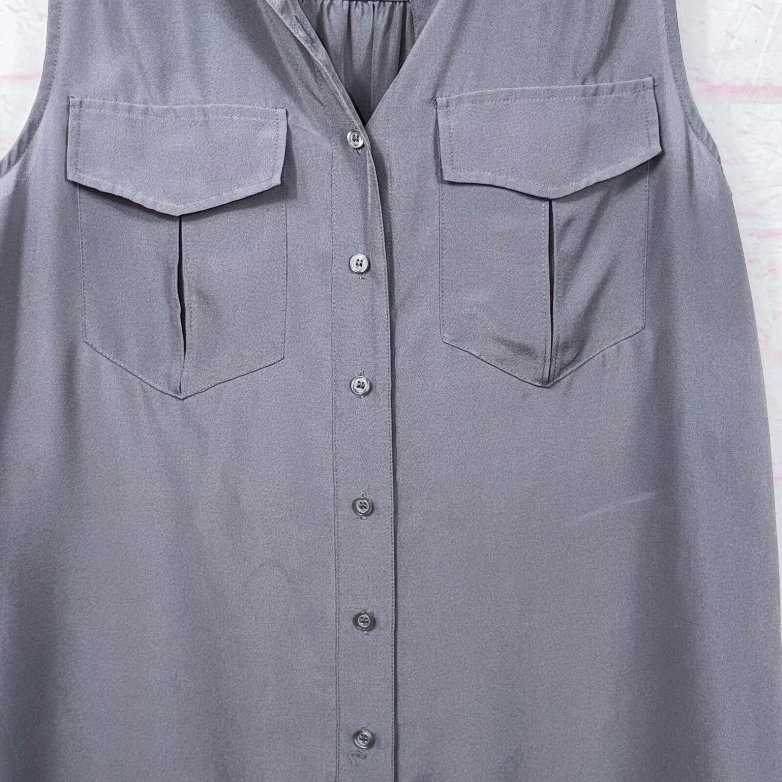 J.Crew J.Crew Women's Sleeveless Blouse - Size 10 Size L / US 10 / IT 46 - 2 Thumbnail