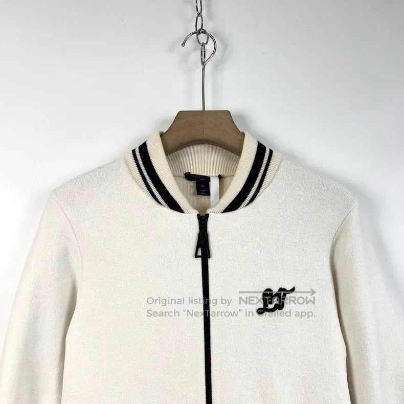 Louis Vuitton Louis Vuitton Off-white three-quarter sleeve zippered stri Size US M / EU 48-50 / 2 - 3 Thumbnail