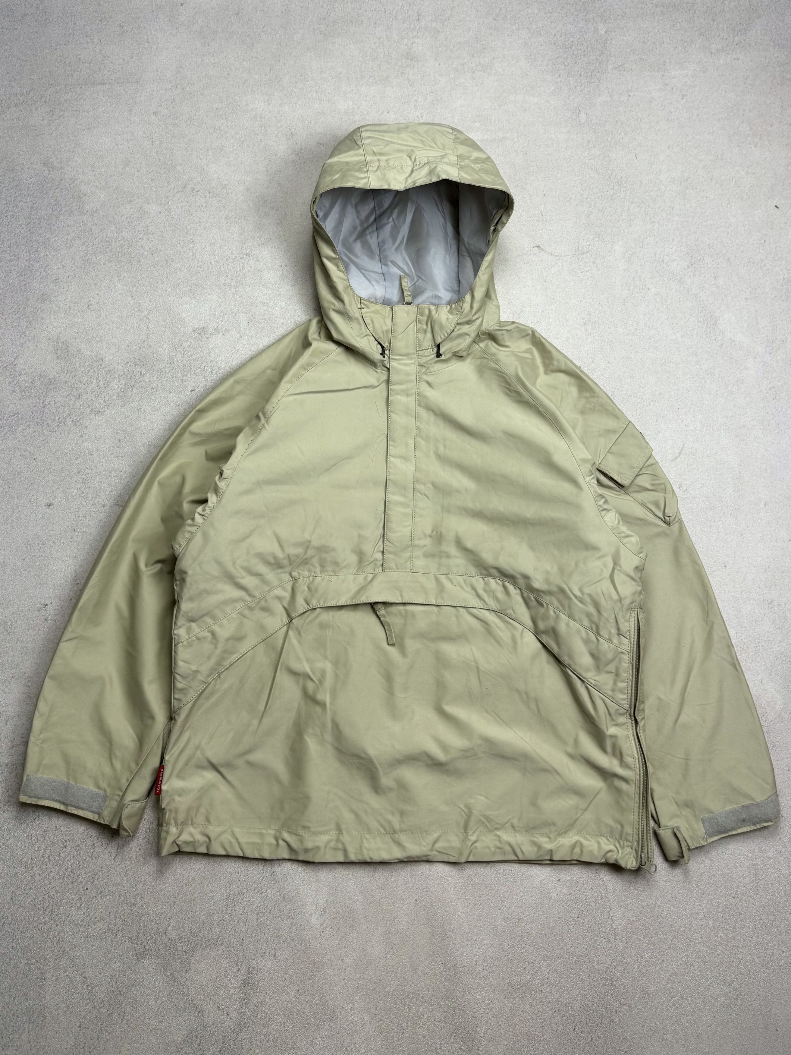 Japanese Brand Sasquatch Techwear Minimalist Beige Anorak Pullover Jacket Size US L / EU 52-54 / 3 - 1 Thumbnail