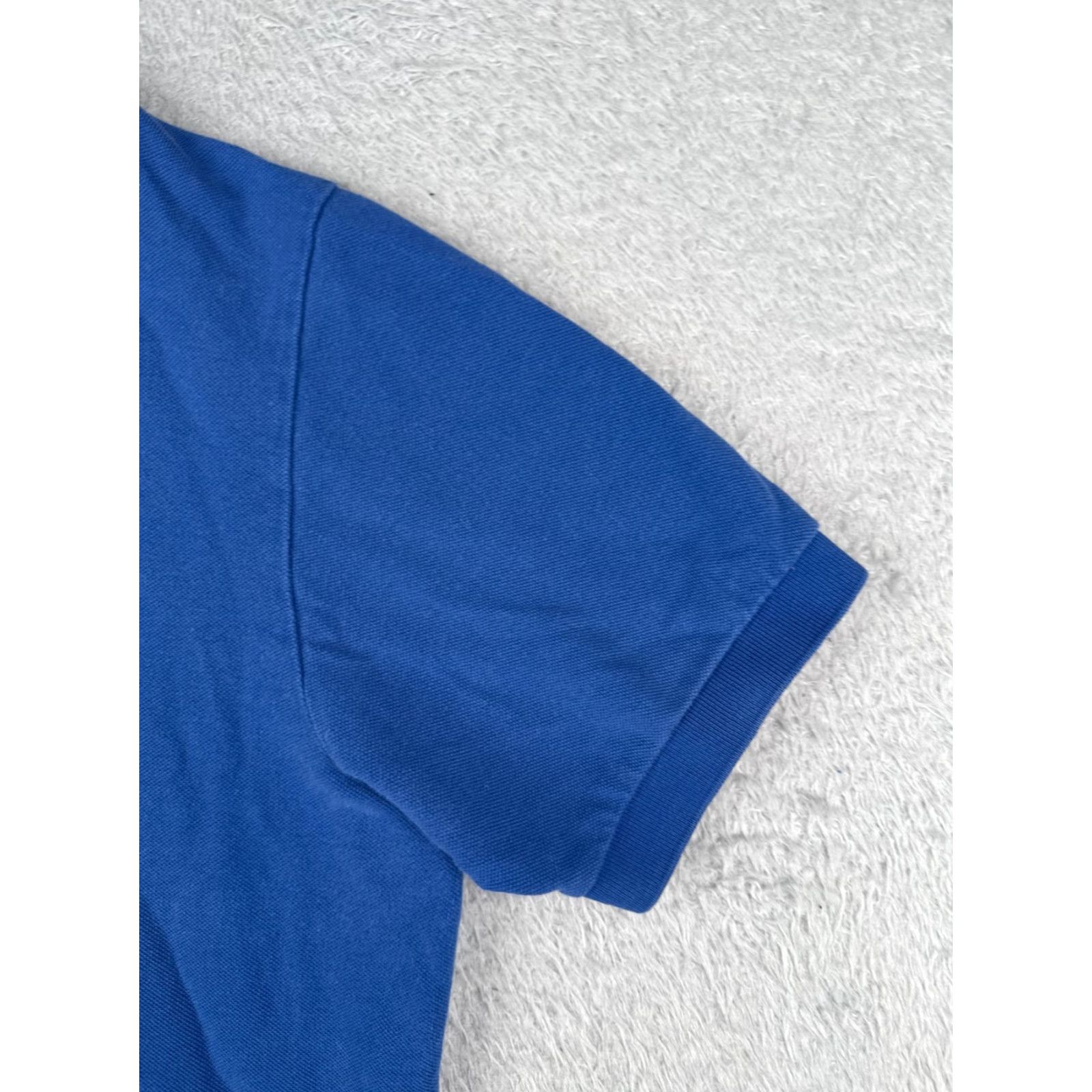 Ralph Lauren VINTAGE Ralph Lauren Polo Shirt Adult XL Blue 100% Cotton Jersey Short Sleeve Embroidered Logo Mens Modern Sports Summer 90s? Size US XL / EU 56 / 4 - 2 Thumbnail