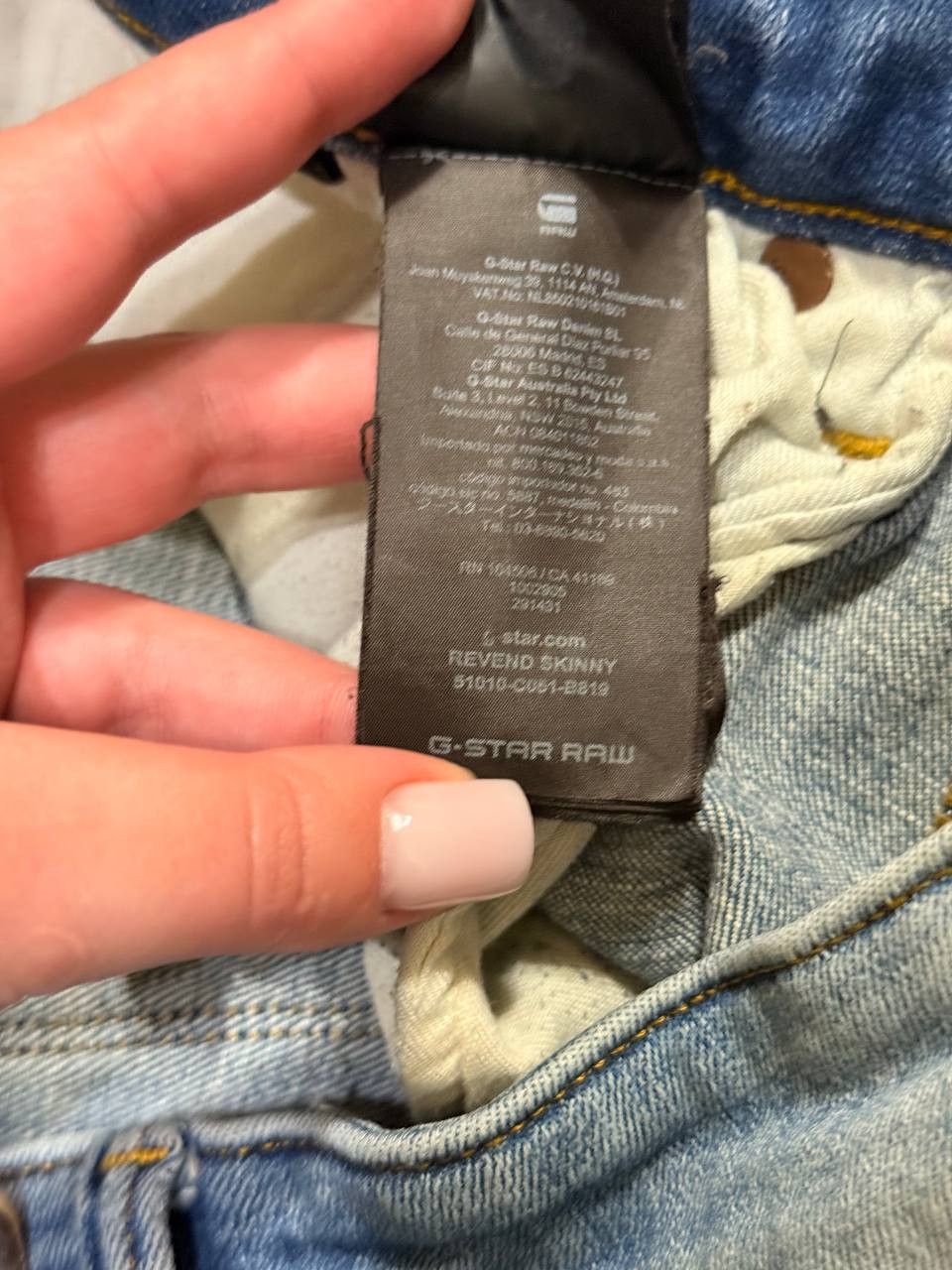 G-Star G-STAR 3301 SLIM Jeans Men Stretch Buttons Fly Size US 33 - 14 Thumbnail