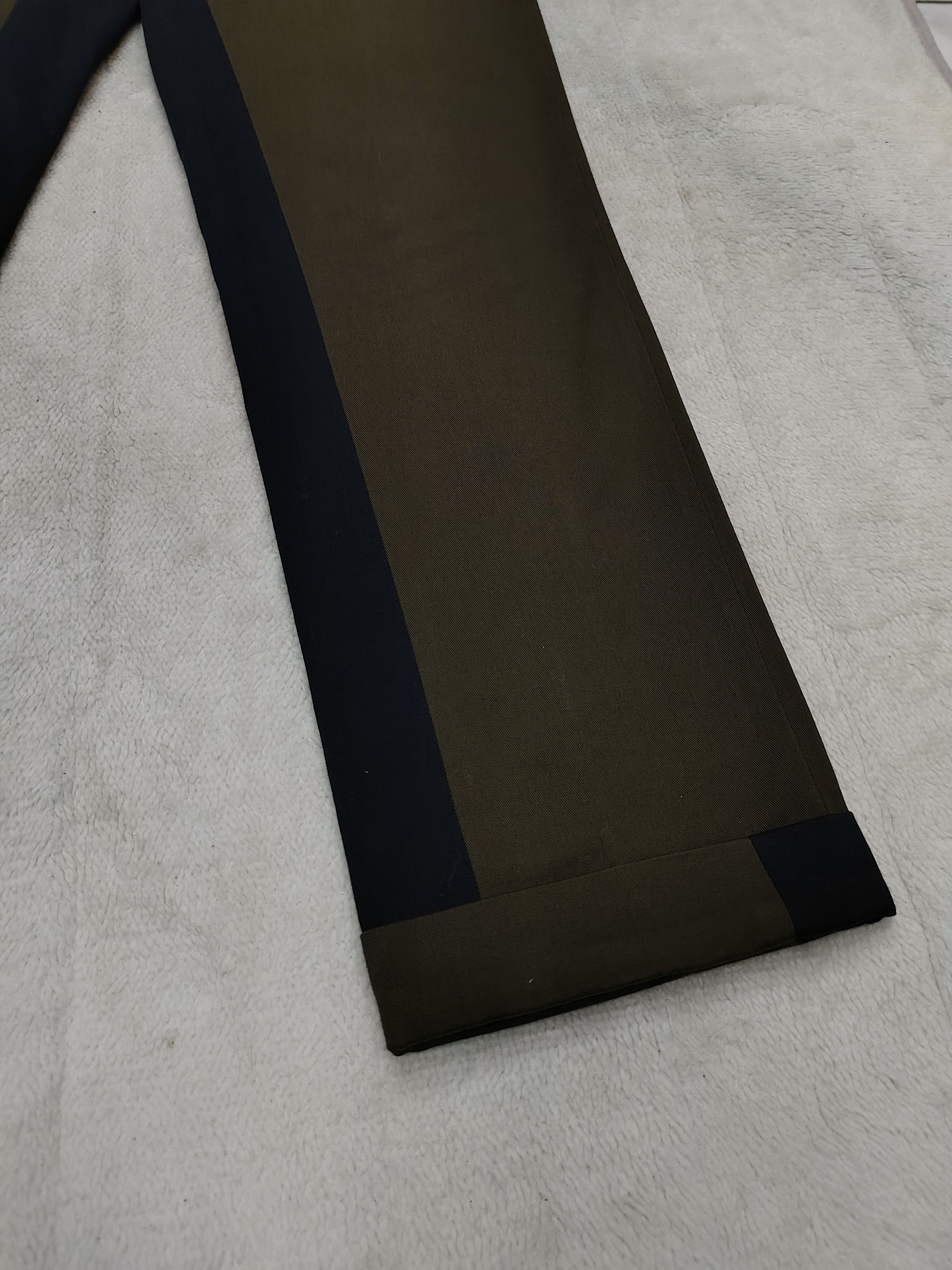 Hermes × Vintage GRAIL 🇫🇷 Vtg Hermes 2 Tone Trouser Size US 32 / EU 48 - 3 Thumbnail