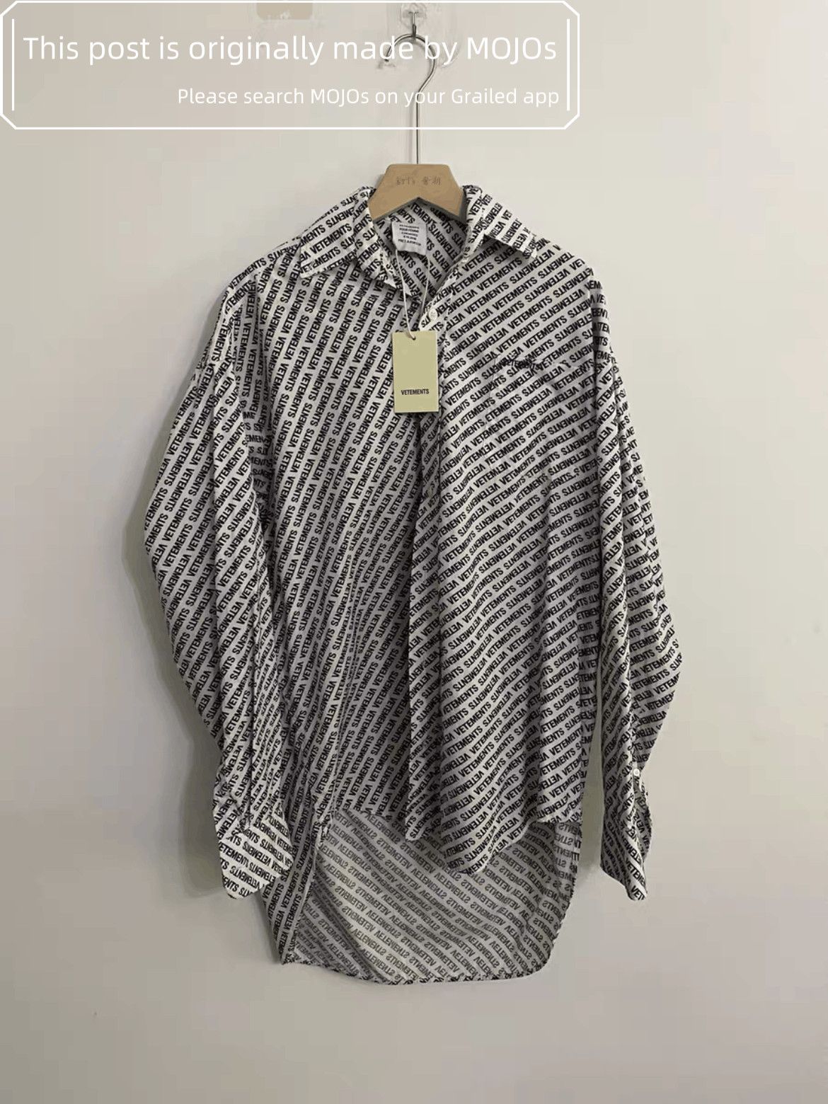 Vetements Logo Monogram Shirt
