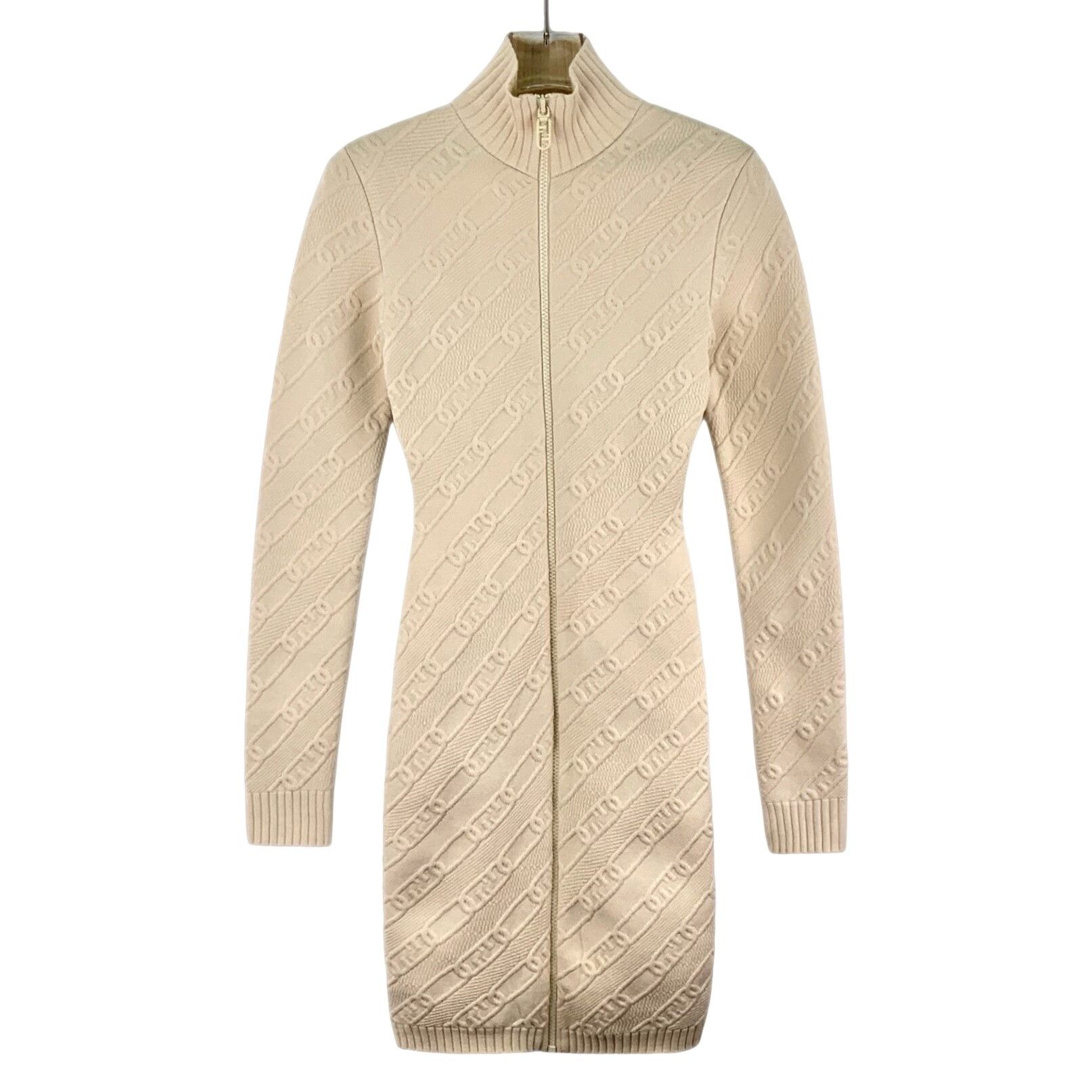 Fendi Fendi Embossed Logo Knit Mini Dress IT 36 Size XS / US 0-2 / IT 36-38 - 1 Thumbnail