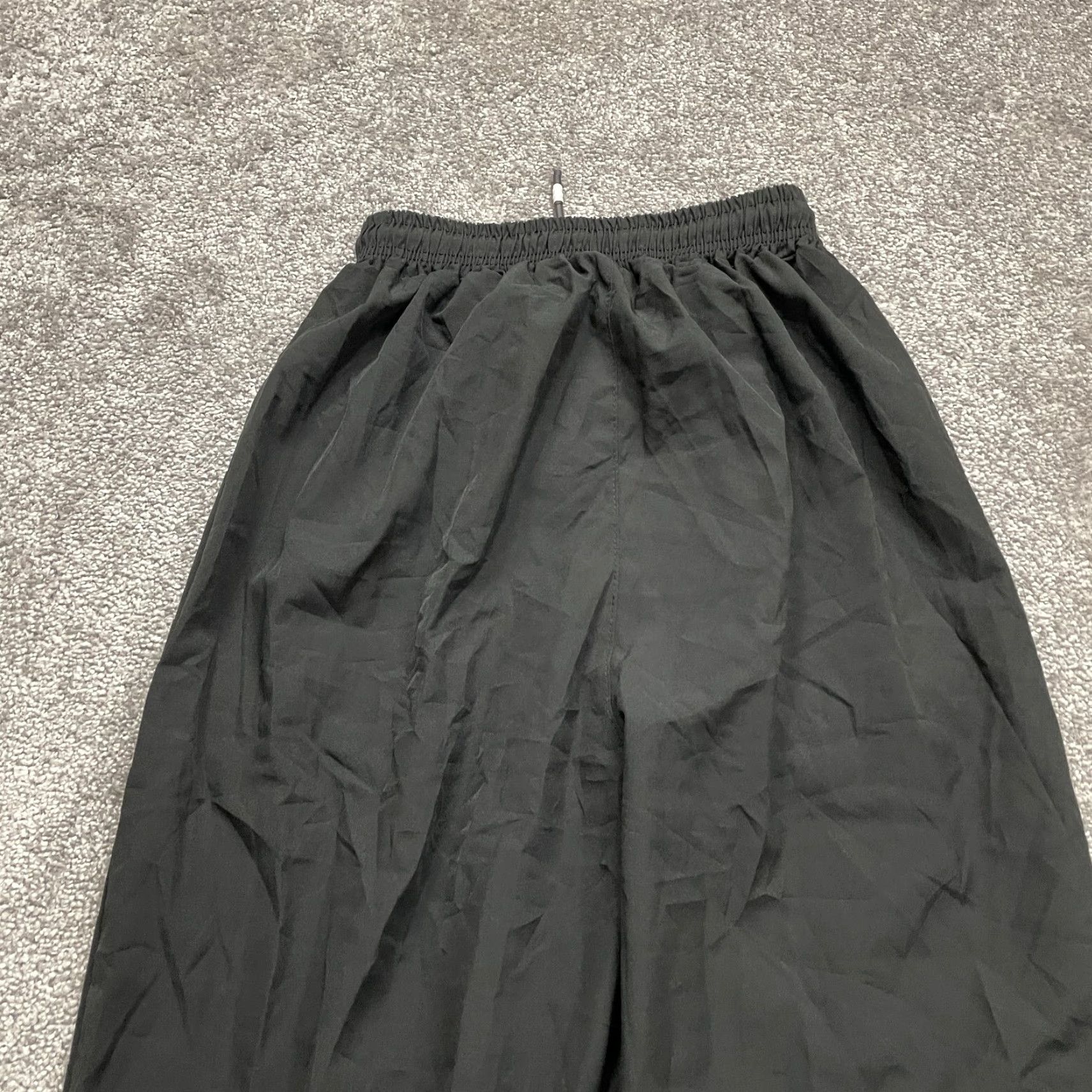 Vintage Chase Track Active Pants Womens Small Black Straight Leg Elastic Waist 22x27 NWT Size 28" / US 6 / IT 42 - 4 Thumbnail