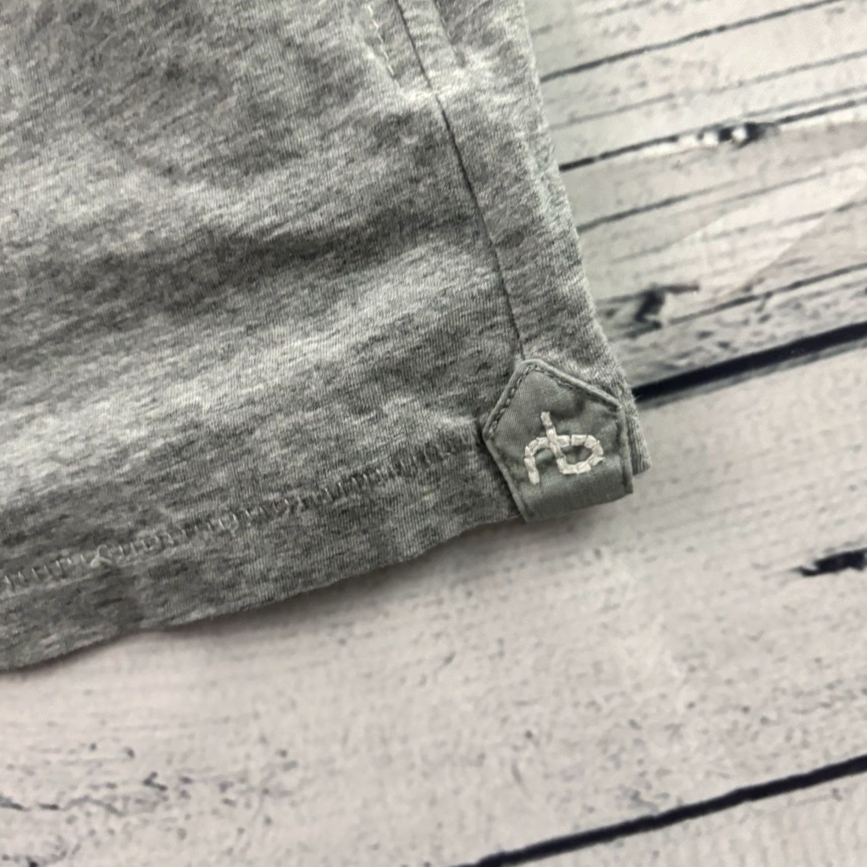 Rag & Bone Rag & Bone Long Sleeve Basic Cotton T Shirt Women's Large Gray Size L / US 10 / IT 46 - 5 Thumbnail