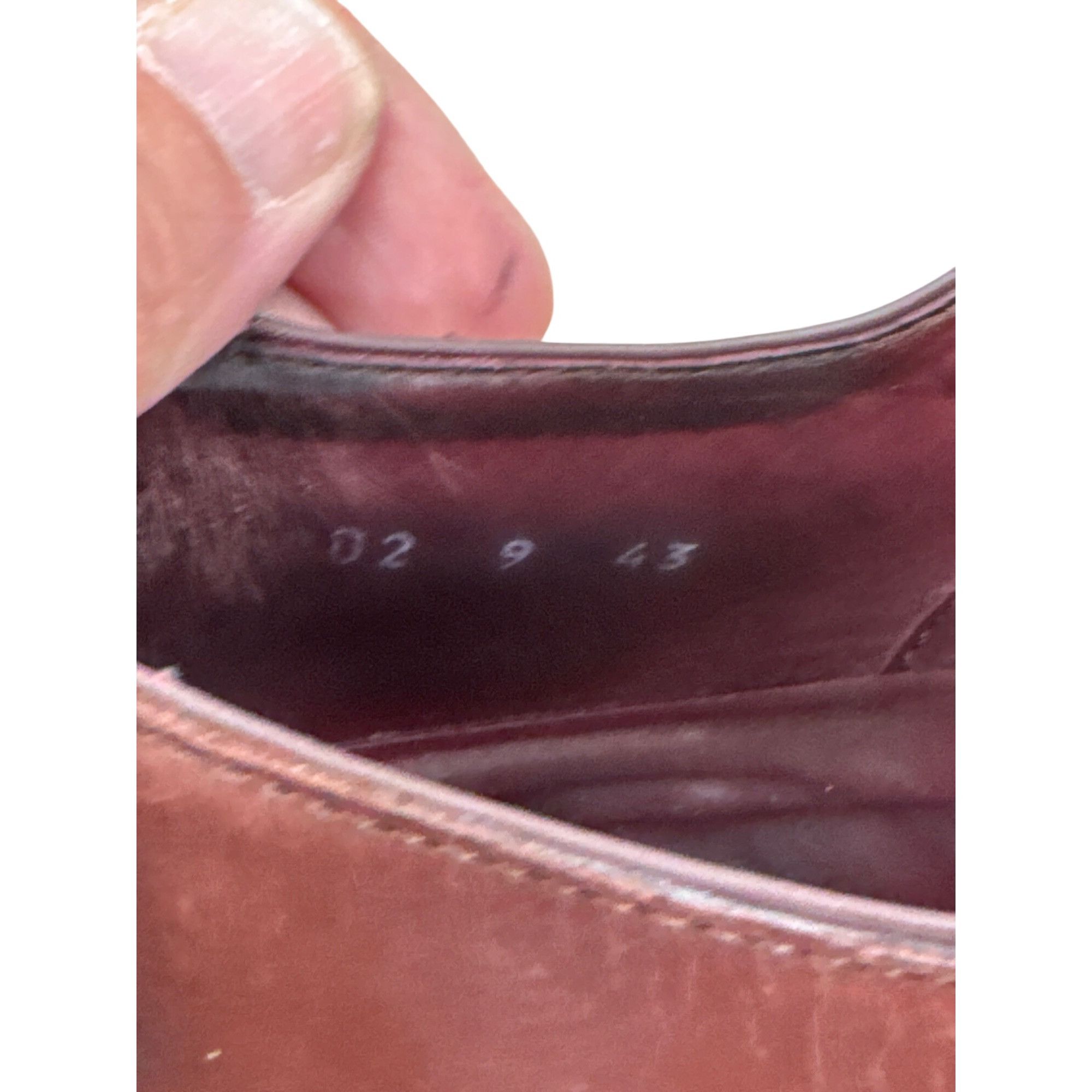 Paul Smith Paul Smith Mens Brown Leather Oxford Shoes Size 9 SKU 7039 Size US 9 / EU 42 - 10 Thumbnail