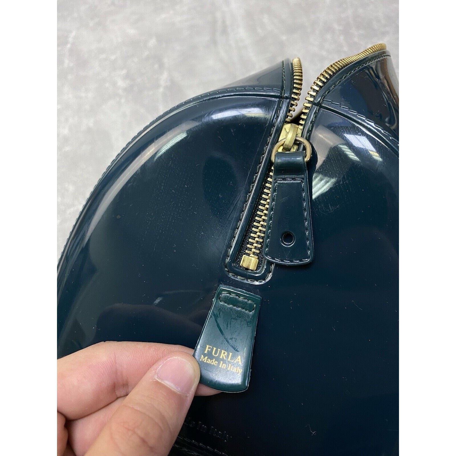 Furla Furla Candy Bauletto Jelly Rubber Studded Bag Handbag Gum Size ONE SIZE - 5 Thumbnail