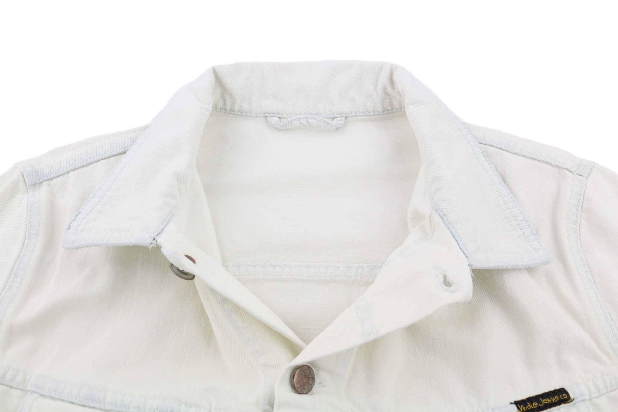 Nudie Jeans TERRY L Extreme Bleach Light Spread Logo Jacket 81028 Size US L / EU 52-54 / 3 - 4 Thumbnail