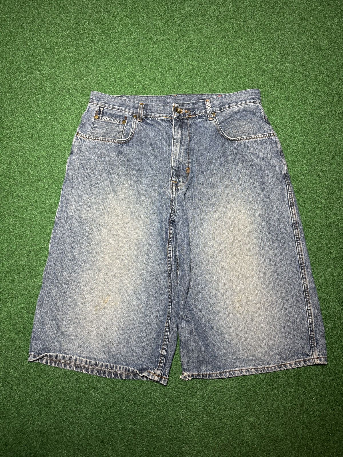 Ecko Unltd. Ecko Unltd Baggy Jorts Vintage Y2K 16” 38 Denim Shorts Size US 38 / EU 54 - 3 Thumbnail