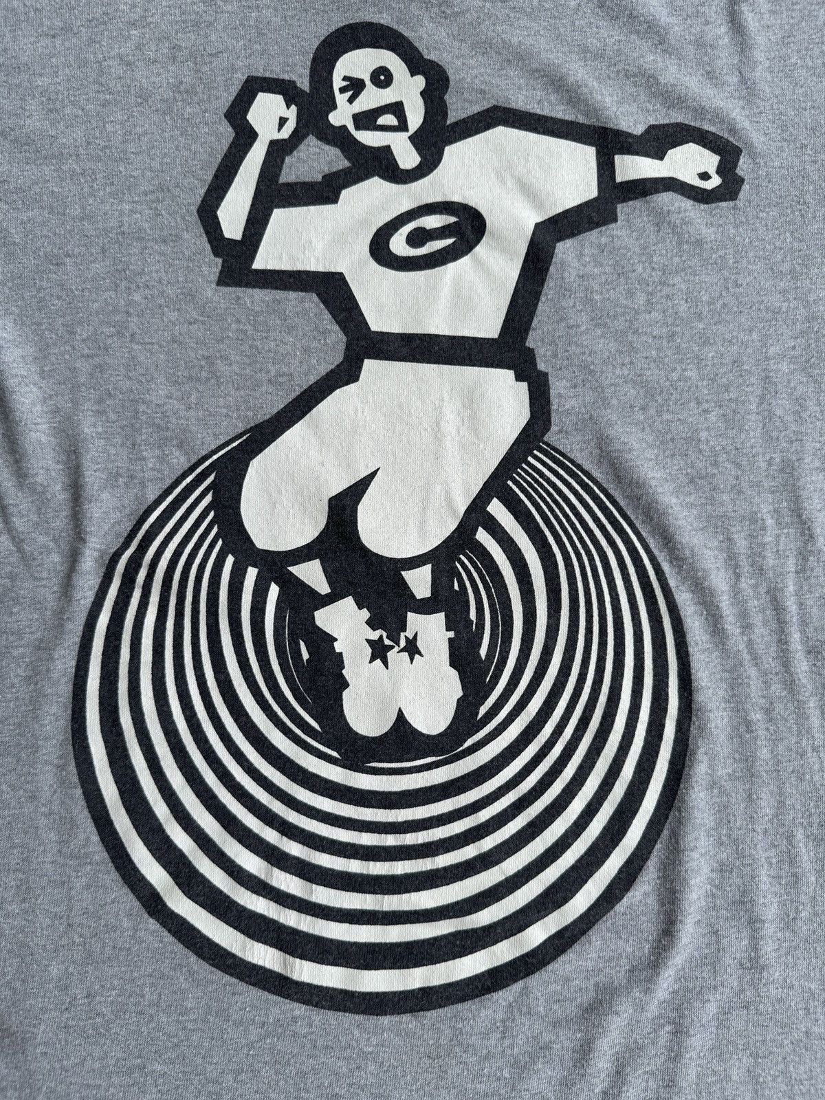 Japanese Brand × Vintage *RARE* Vintage 90s T-Shirt Vortex Atom Bomb Rave Gabber Tee Size US L / EU 52-54 / 3 - 2 Thumbnail