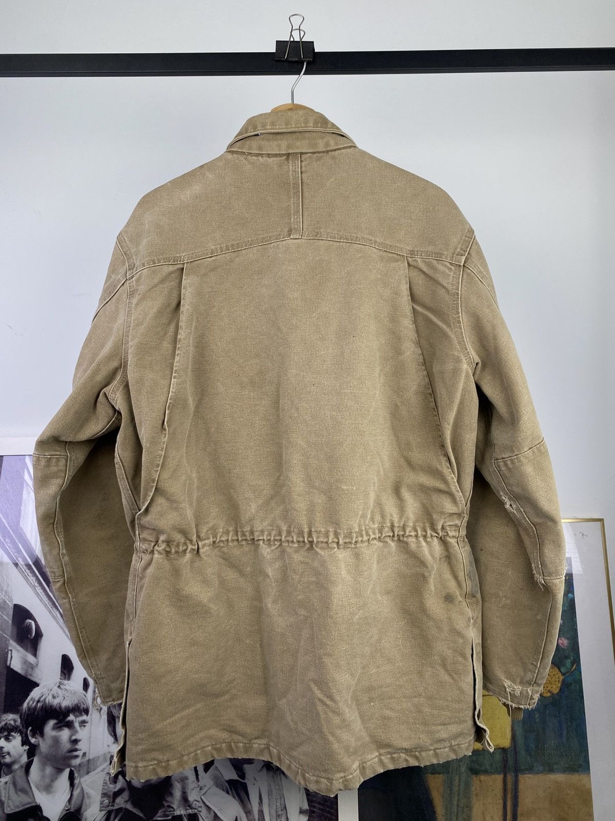 Carhartt 2000’s Carhartt Sandstone Rancher Thrashed Coat Size US M / EU 48-50 / 2 - 8 Thumbnail
