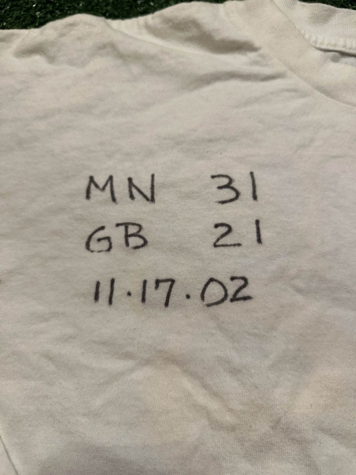 Other Vintage 2002 NFL Vikings vs. Packers Football Long Sleeve Size US XL / EU 56 / 4 - 7 Thumbnail