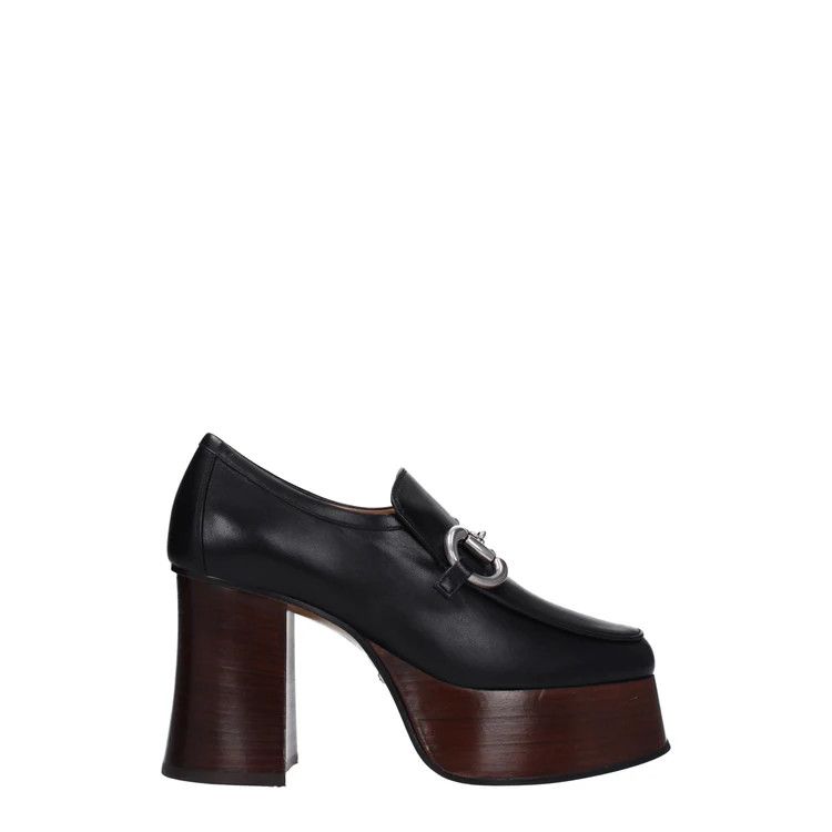 Gucci ob1o1e1124 Leather Pumps in Black Size US 5.5 / IT 35.5 - 1 Thumbnail