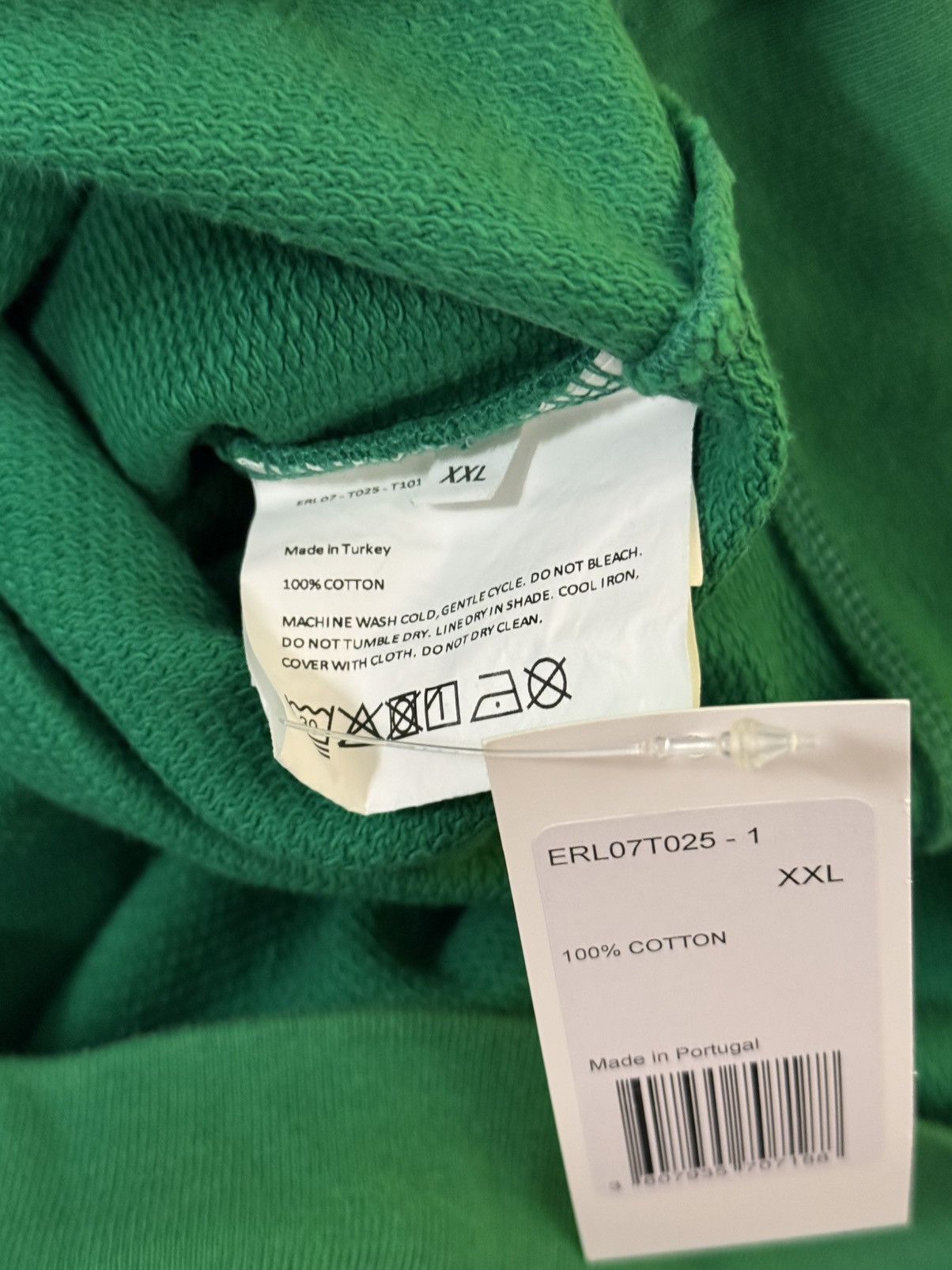 ERL ERL Printed Hoodie Green Size US XXL / EU 58 / 5 - 5 Thumbnail