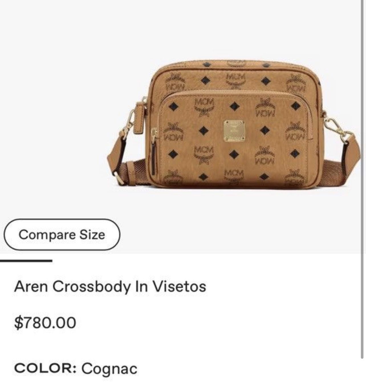 MCM MCM Aren Crossbody In Visetos MMR AAKC02 CO001 Size ONE SIZE - 14 Thumbnail