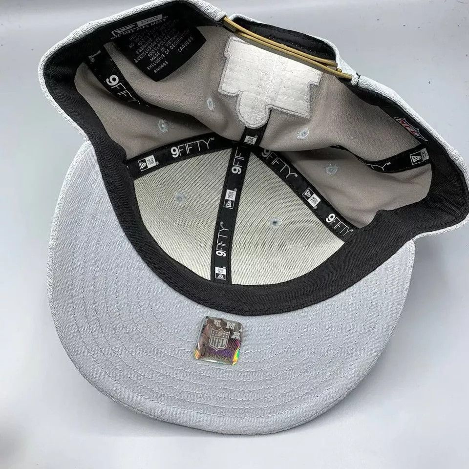 New Era Kansas City Chiefs Hat Men Gray Superbowl LIV Snap Back Cap Size ONE SIZE - 7 Thumbnail