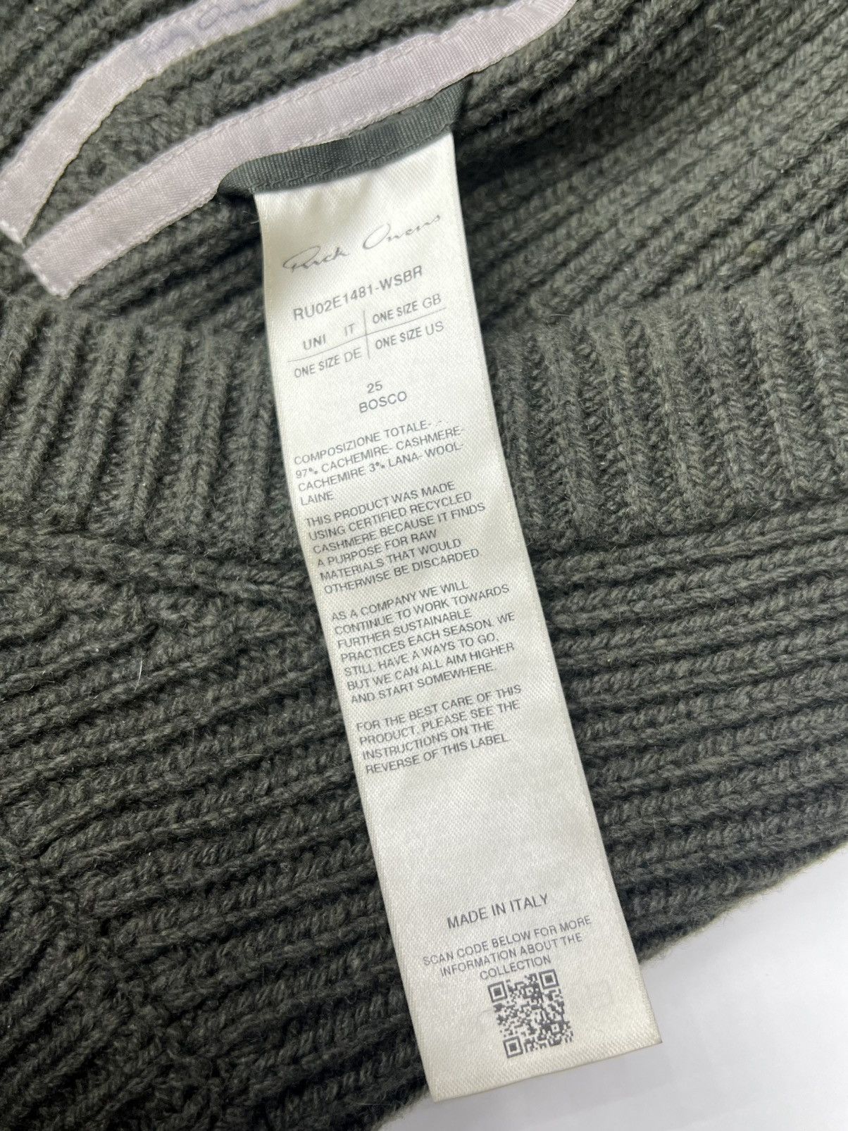 Rick Owens Rick Ownes Hooded Beanie Size ONE SIZE - 5 Thumbnail