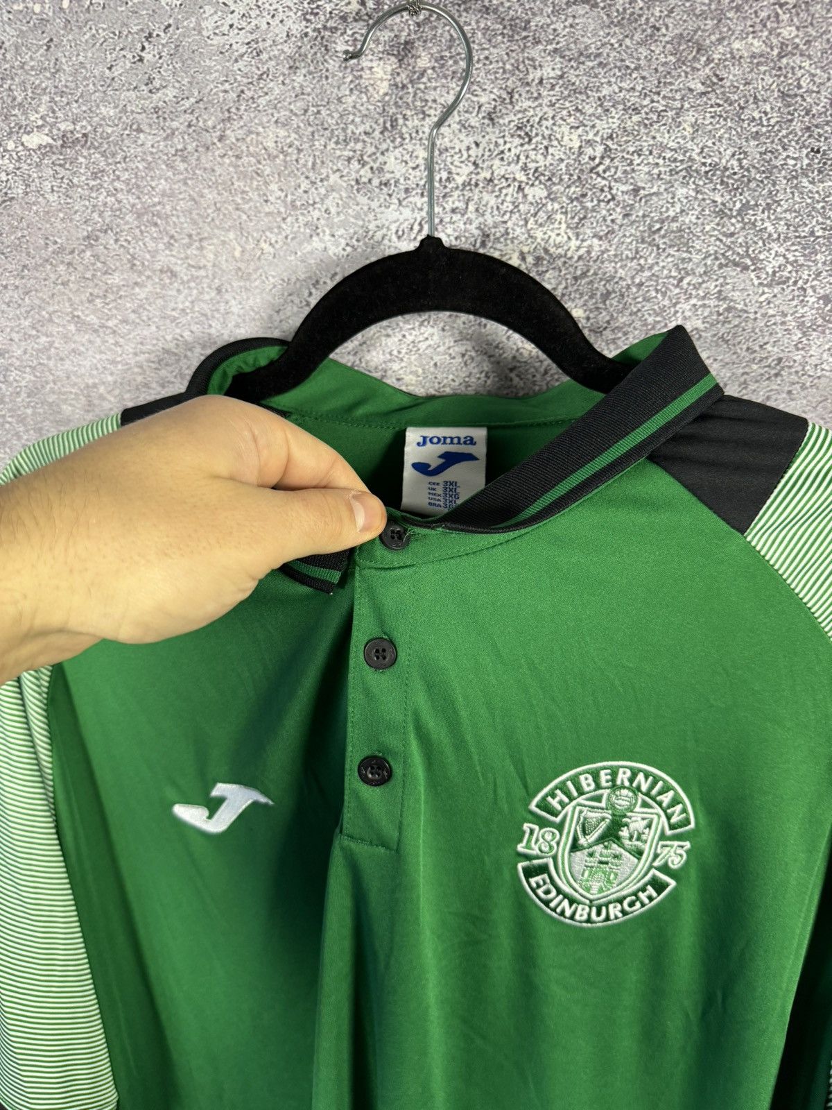 Joma × Vintage Vintage Hibernian Edinburgh Joma Training Jersey Blokcore Size US XXL / EU 58 / 5 - 8 Thumbnail