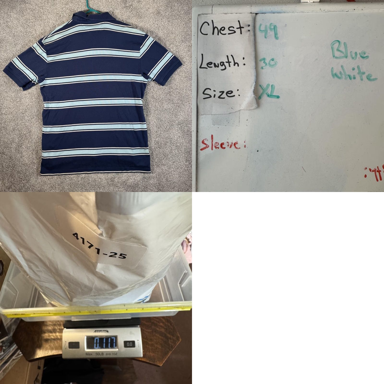 Tommy Hilfiger Tommy Hilfiger Polo Shirt Mens XL Striped Navy Blue Nautical Streetwear Y2K Classic Collared Short Sleeve Size US XL / EU 56 / 4 - 8 Thumbnail