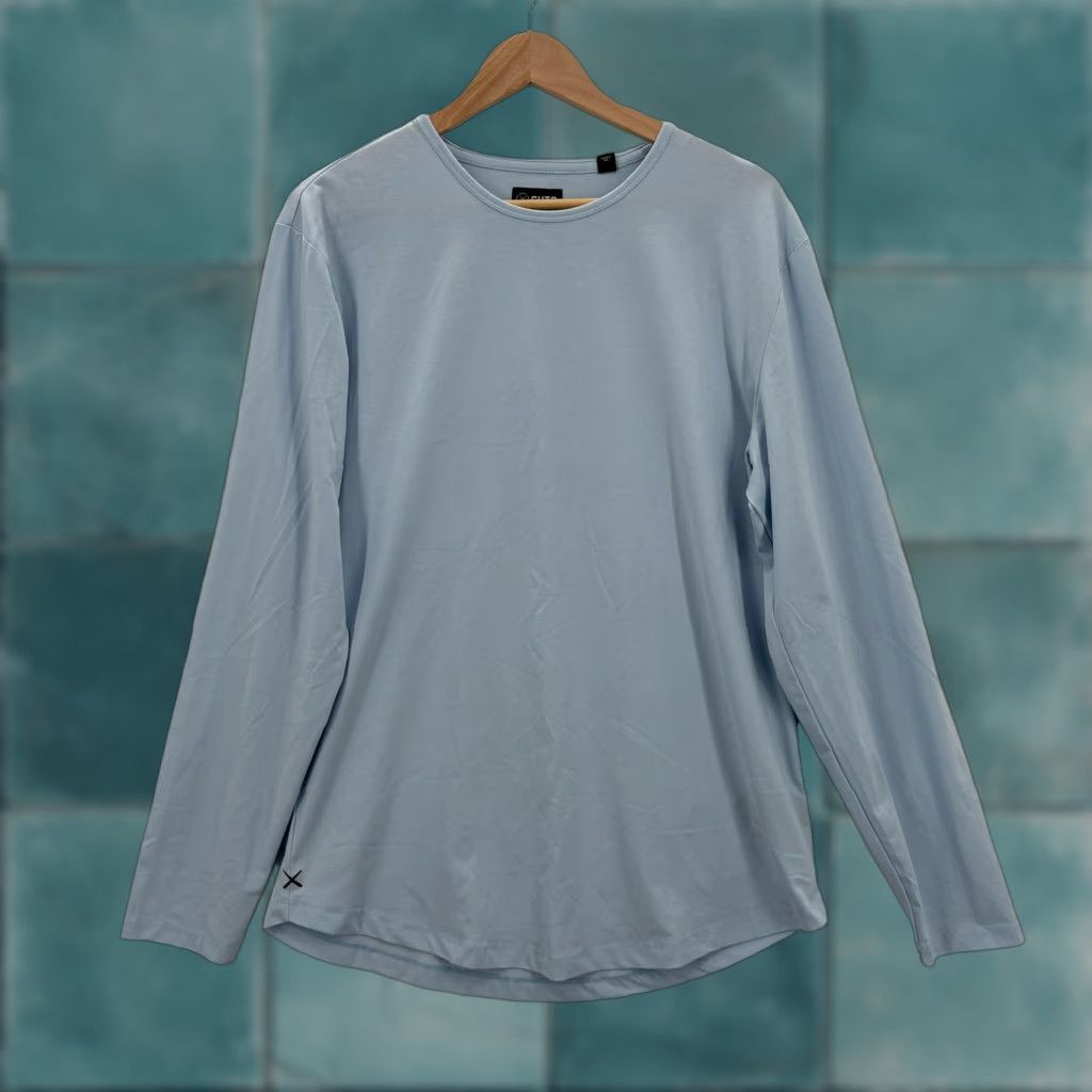 Cuts Cuts Clothing Shirt Mens XL Blue Curve Hem Pyca Pro Long Sleeve Performance Top Size US XL / EU 56 / 4 - 1 Thumbnail