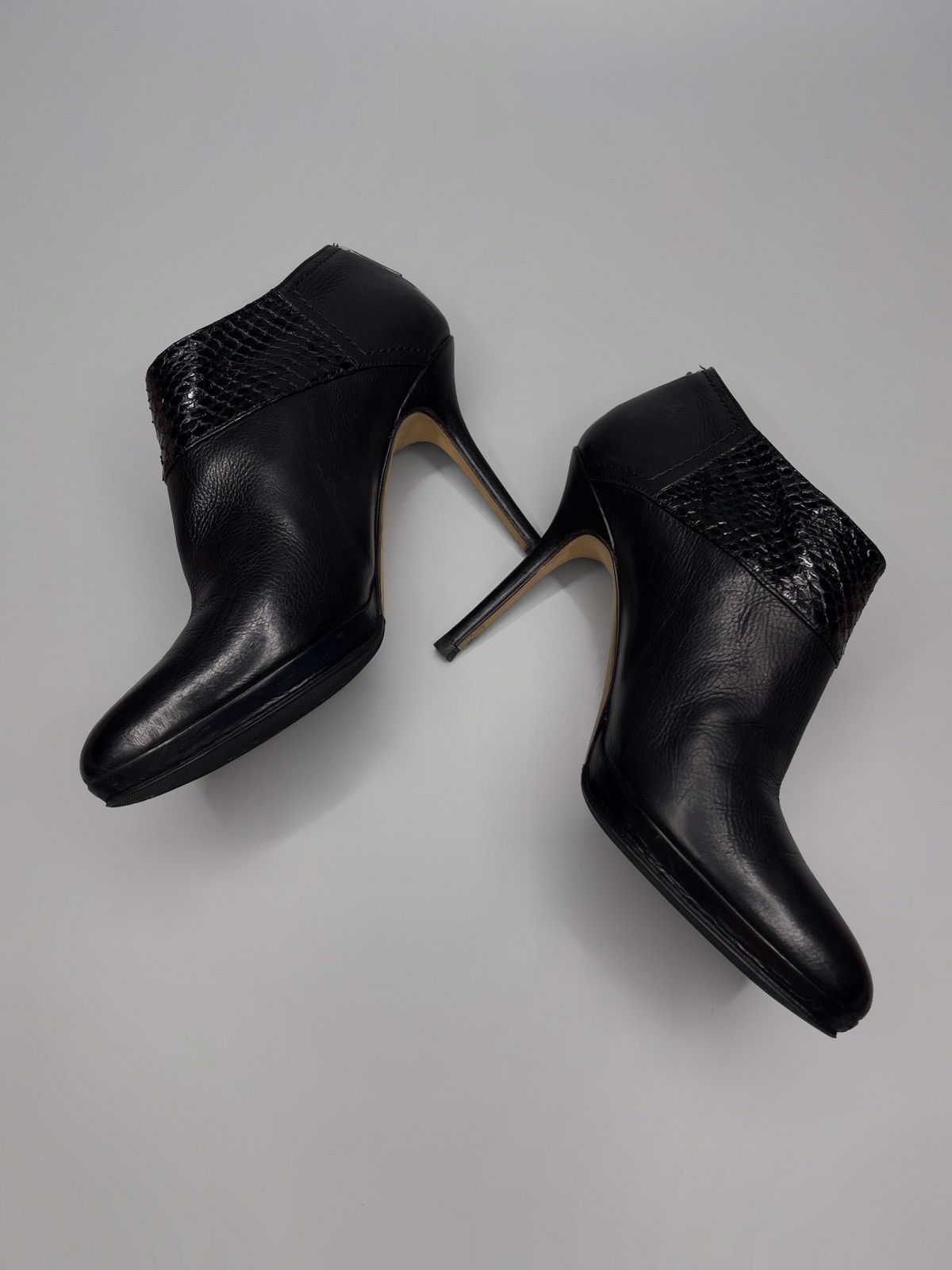 Jimmy Choo Jimmy Choo Leather Heels Size US 7.5 / IT 37.5 - 10 Thumbnail