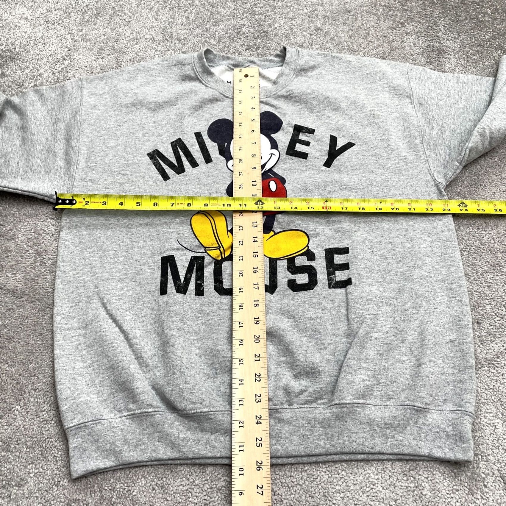 Disney Disney Mickey Mouse Sweatshirt Unisex 1X Gray Crew Neck Pullover Graphic Casual Size US XL / EU 56 / 4 - 6 Thumbnail