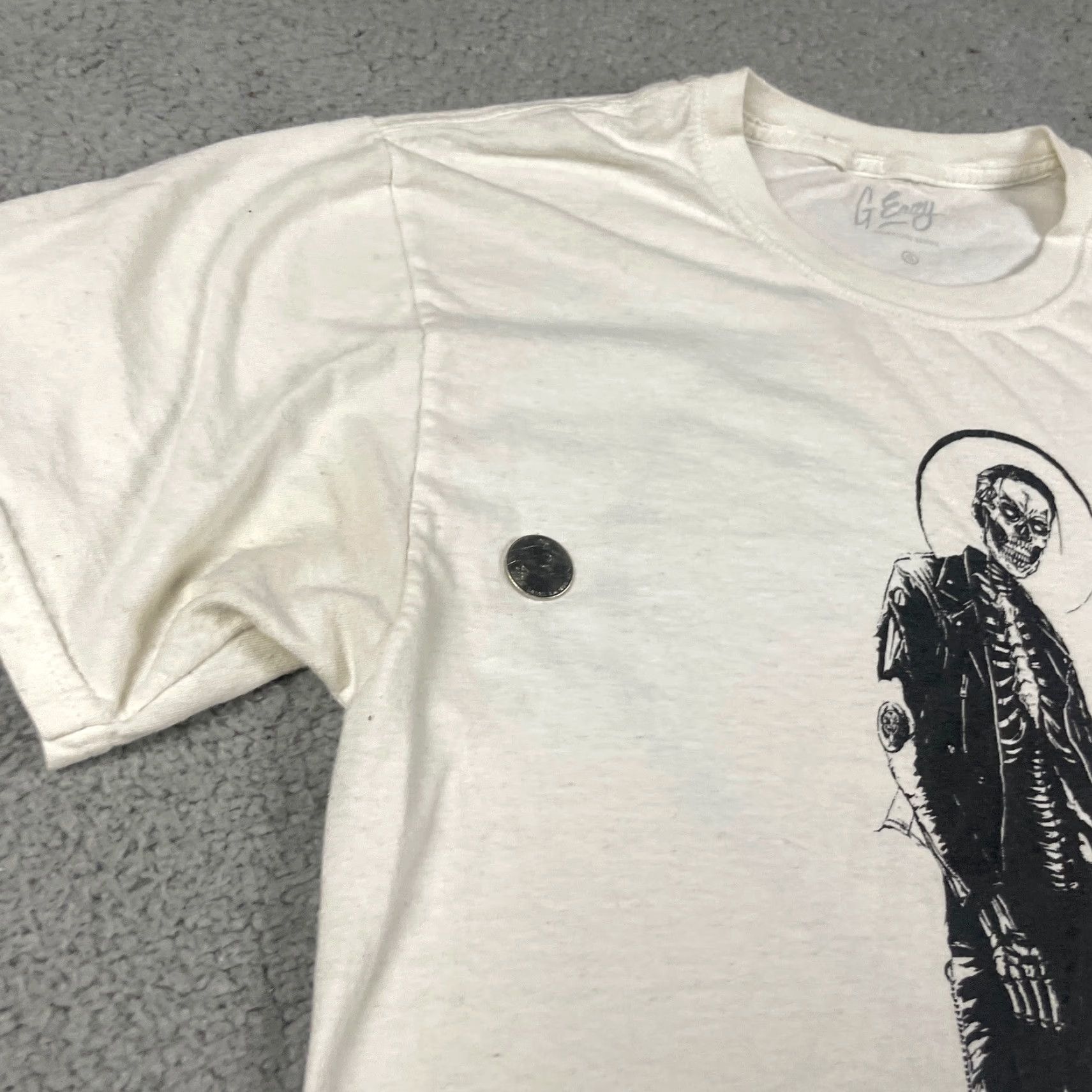 Etro VINTAGE G Eazy Shirt Adult Small White Music T-Shirt Mens Hip Hop Graphic Rare 90s Size US S / EU 44-46 / 1 - 7 Thumbnail