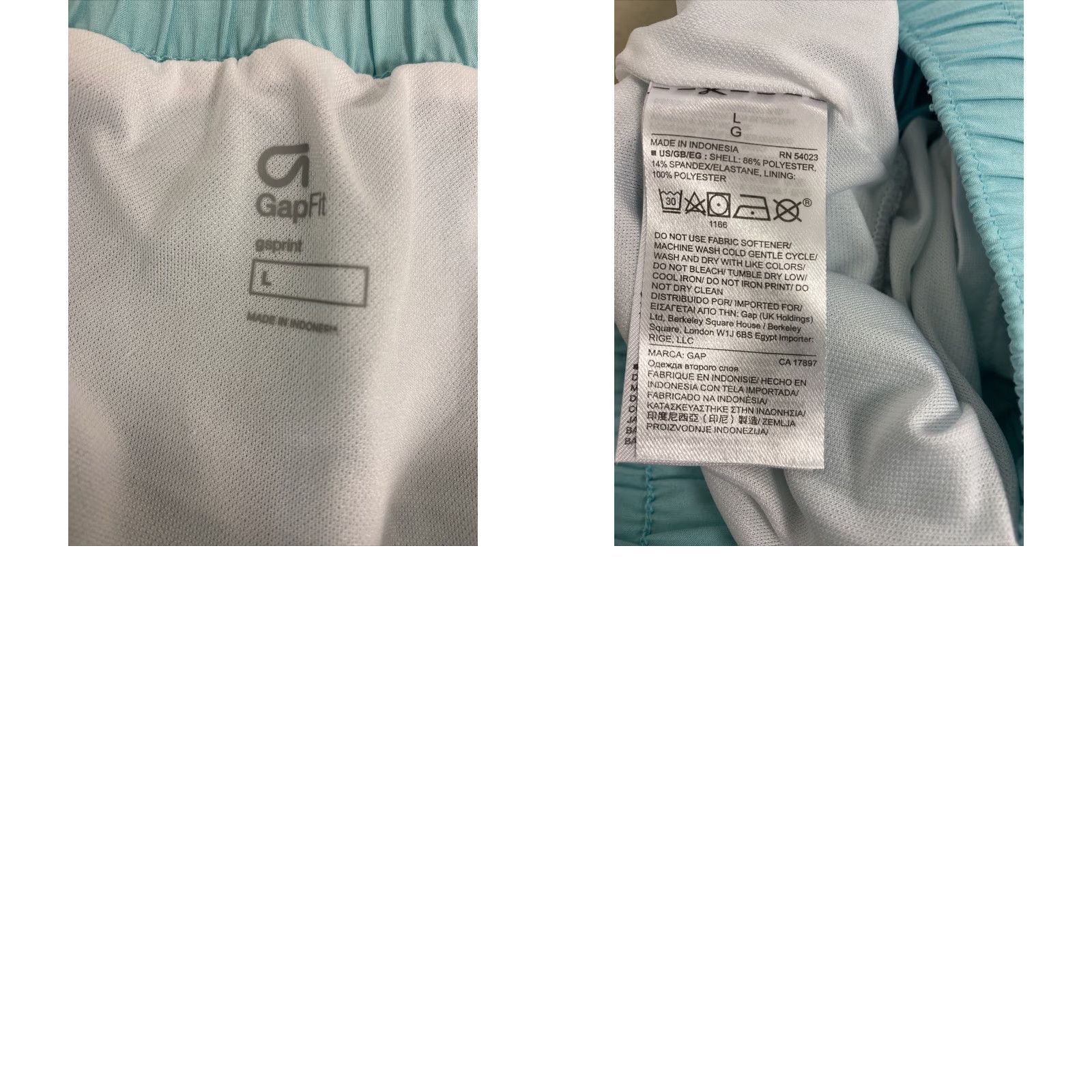 Gap Gap Women Athletic Shorts L mint green / 107-39 Size 36" / US 14 / IT 50 - 8 Thumbnail