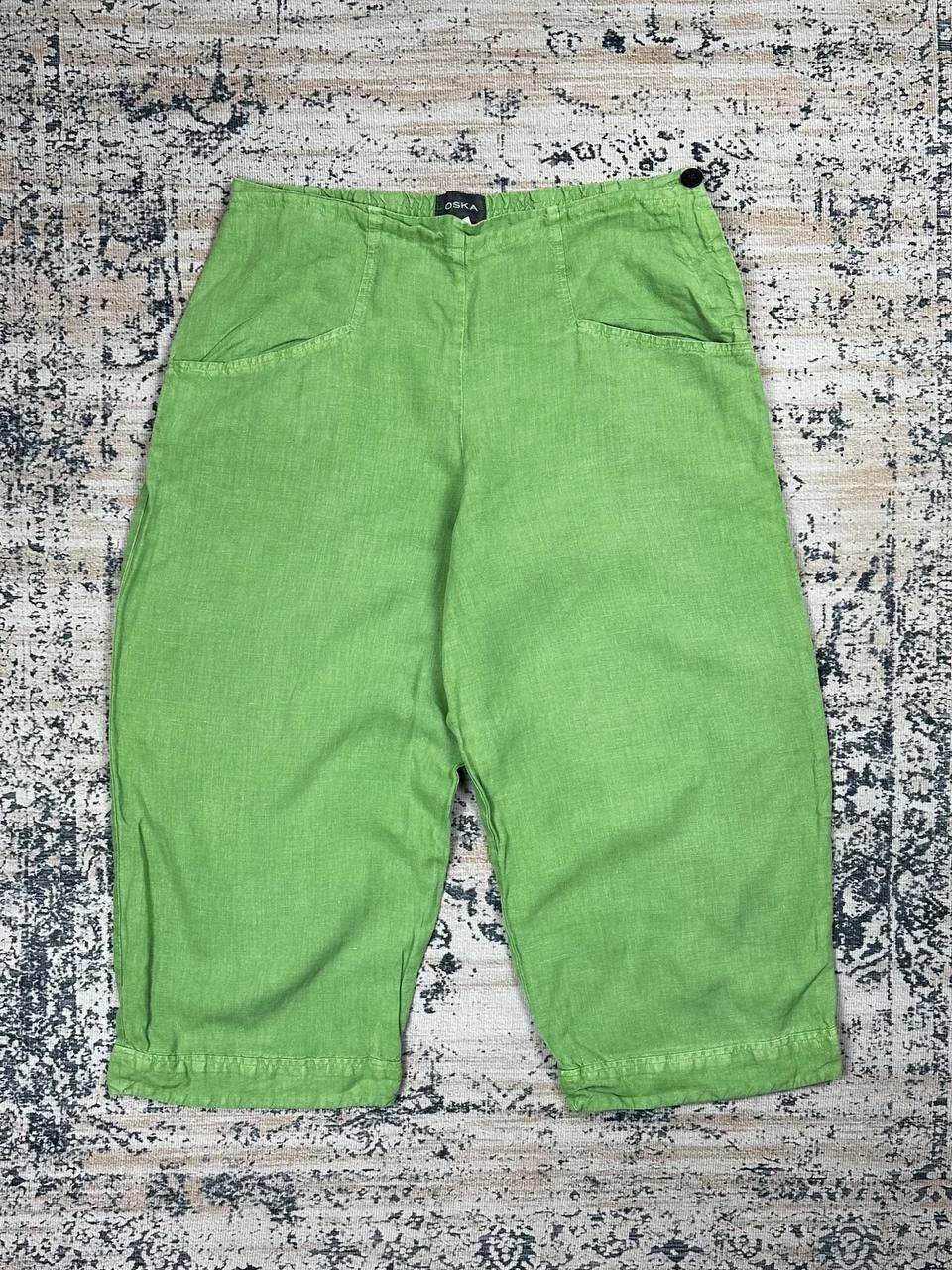 Japanese Brand Vintage OSKA Balloon Linen Pants Japanese Baggy Size US 32 / EU 48 - 2 Thumbnail