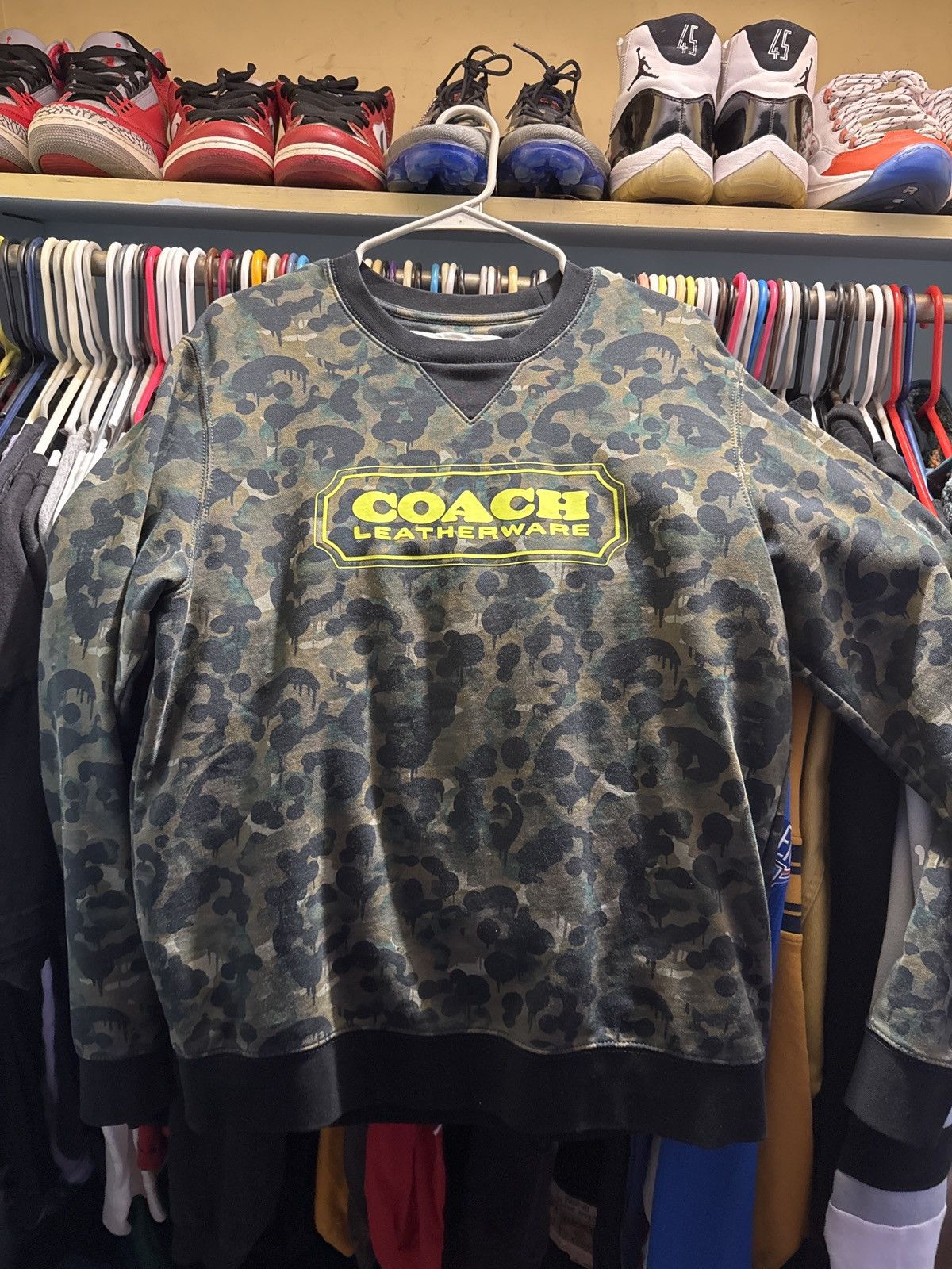 Coach Coach Green Camo Sweater Size US M / EU 48-50 / 2 - 1 Thumbnail