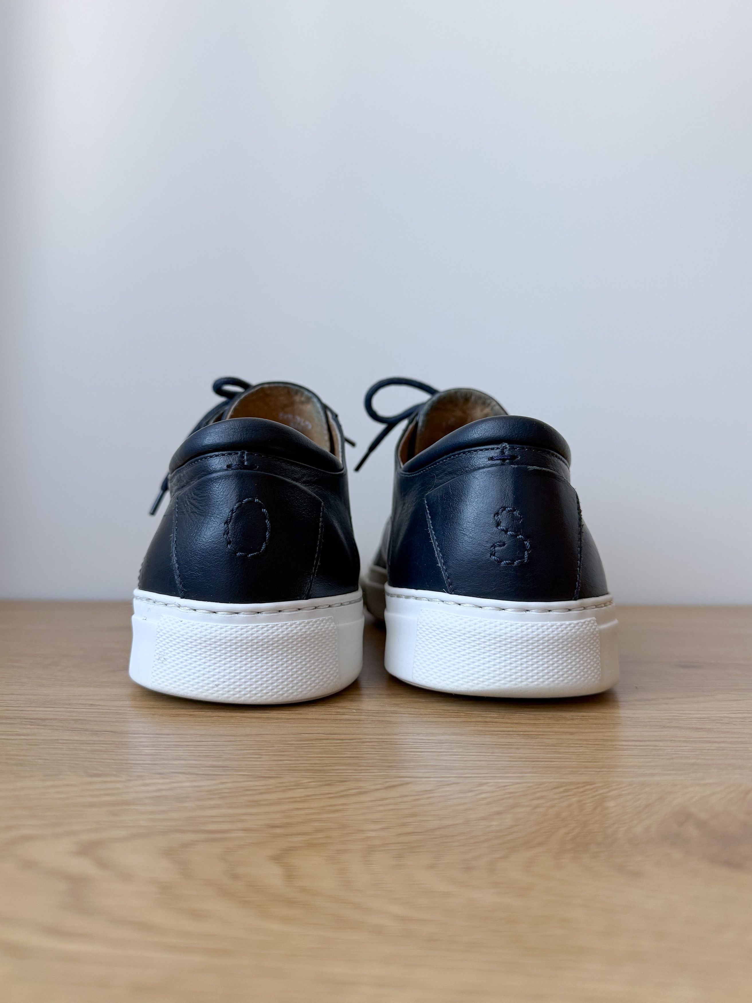 Oliver Sweeney Sirolo Leather Sneakers Made In Italy Us 11 in Blue, Men's — image 5 of 6