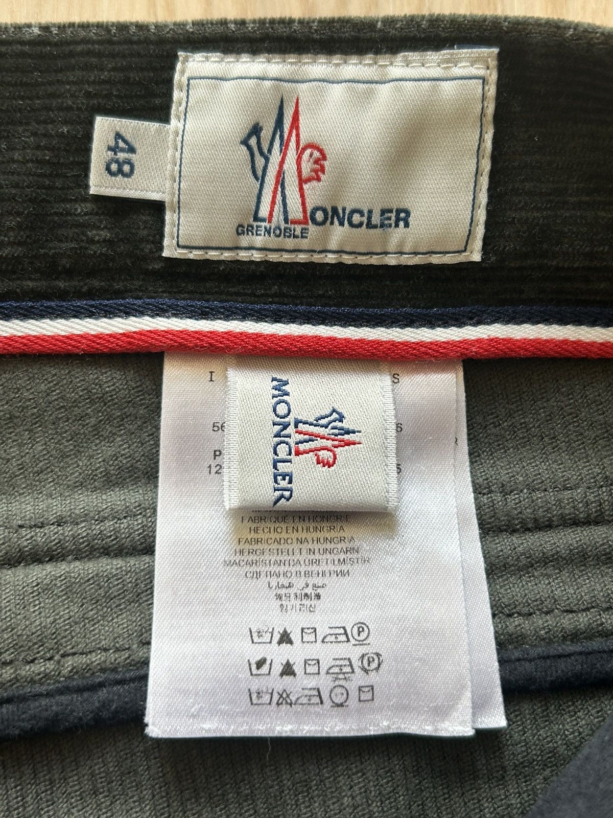 Moncler Grenoble Moncler Grenoble Corduroy Nylon Panel Trousers Size US 32 / EU 48 - 9 Thumbnail
