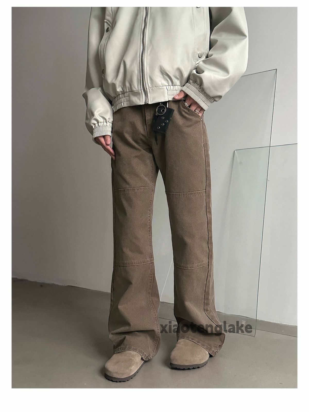 Designer × Japanese Brand × Vintage washed faded y2k skate hiphop patchwork pants Size US 32 / EU 48 - 3 Thumbnail
