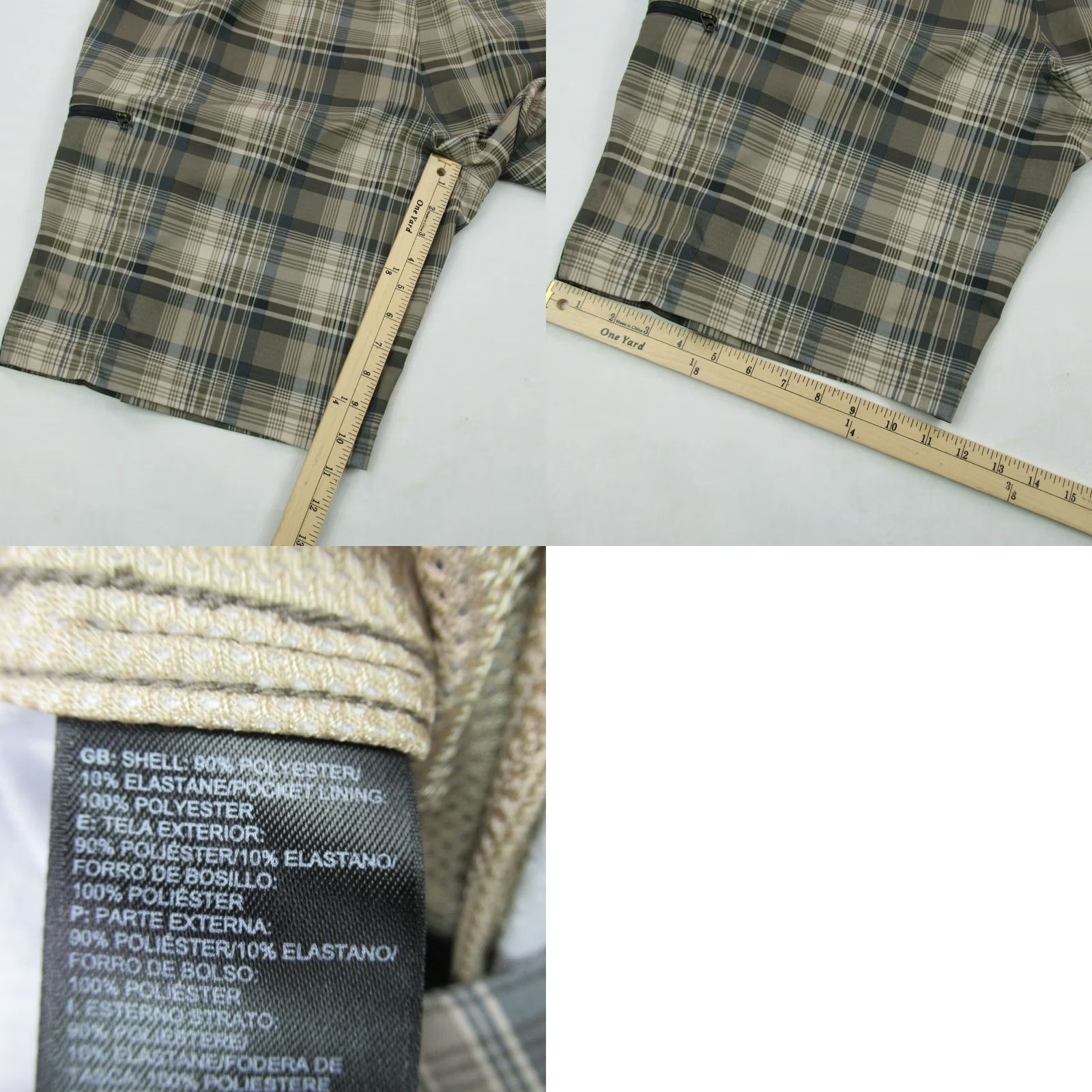 The North Face The North Face Shorts Mens 38 Plaid Pockets Zipper Checks Lightweight XL (Regular) Multicolor Size US 38 / EU 54 - 8 Thumbnail