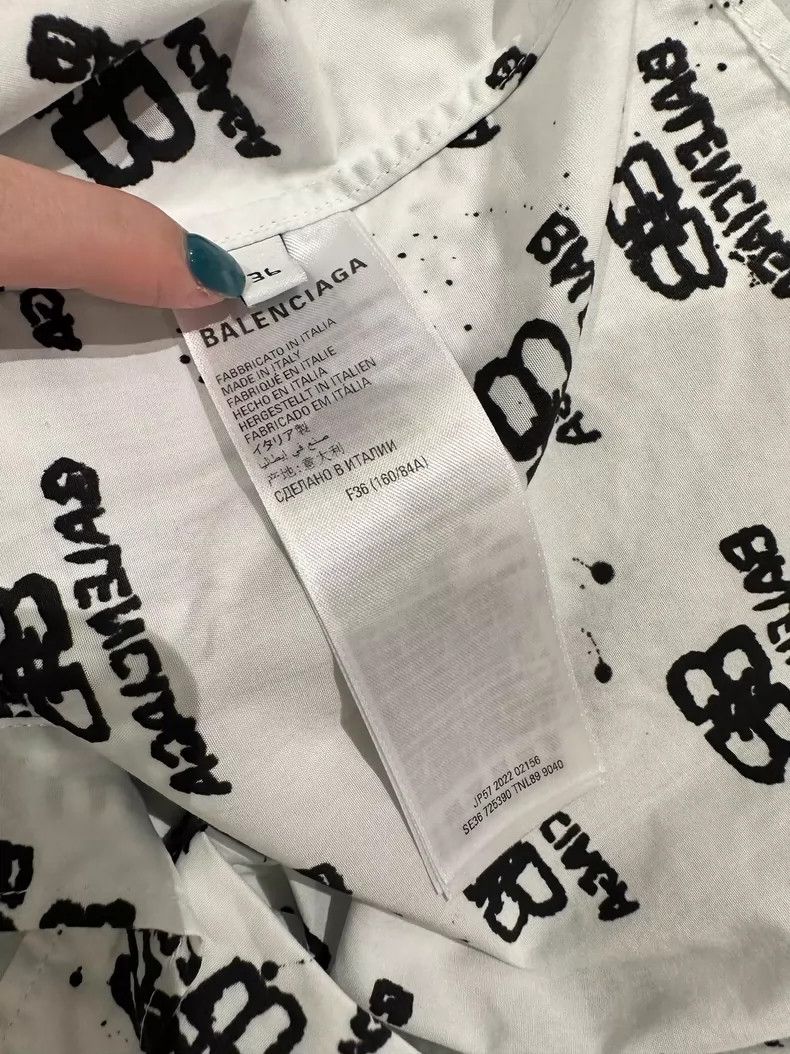 Balenciaga Balenciaga size 36 shirt Size XS / US 0-2 / IT 36-38 - 4 Thumbnail