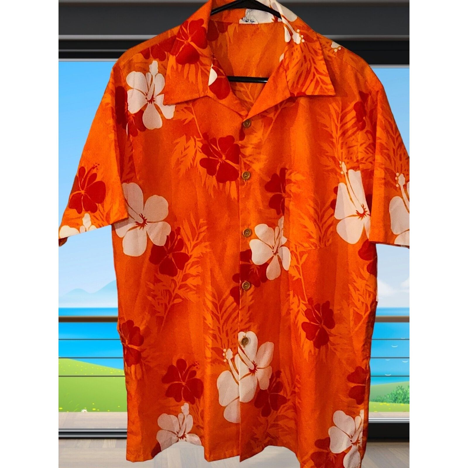 Vintage Vintage Big Sur Hawaiian Shirt 70s Polyester Mens L Loud Or Size US L / EU 52-54 / 3 - 6 Thumbnail