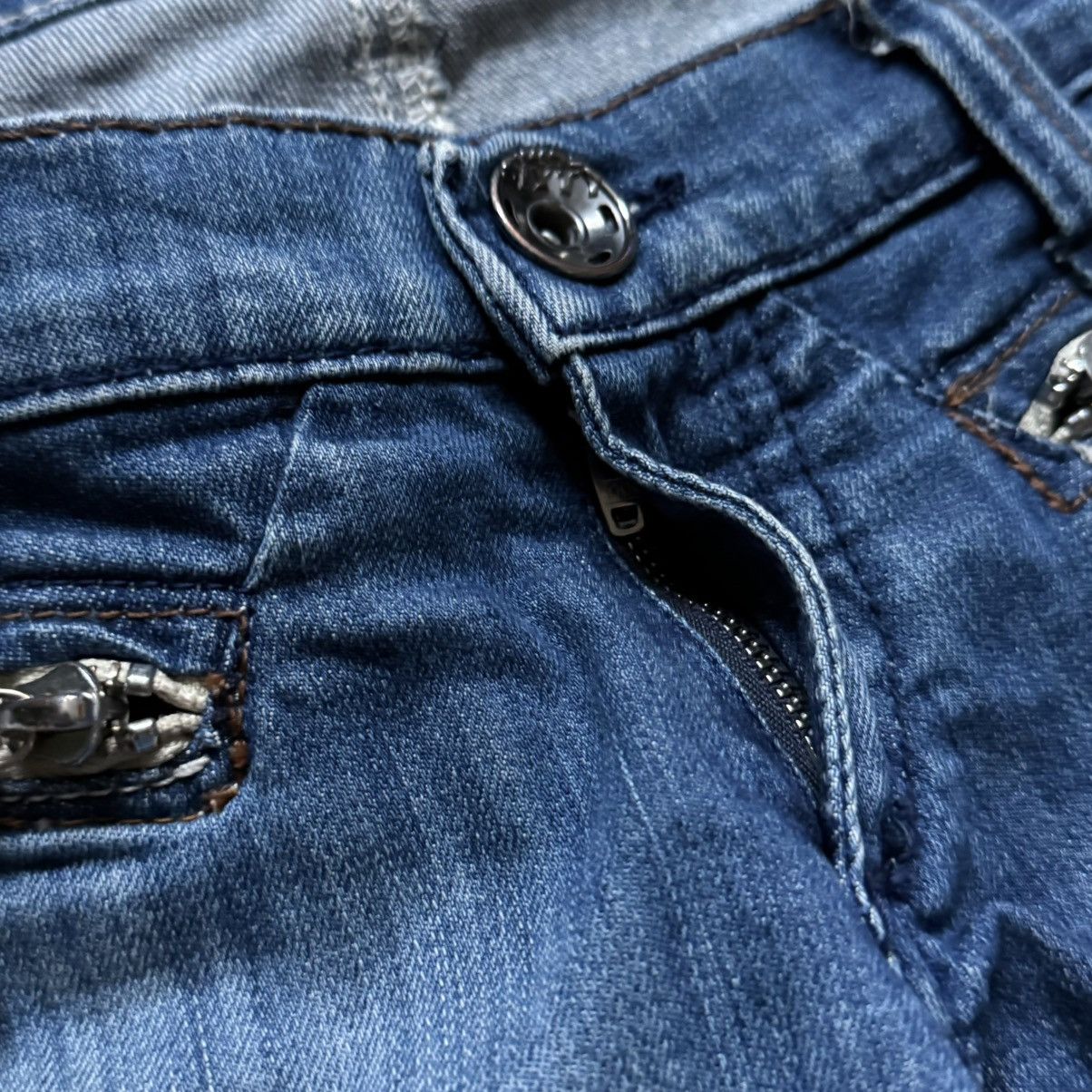 Miss Sixty 📌 Vintage Miss Sixty Y2K Chain Low Rise Slim Jeans Size 29 Size 29" - 9 Thumbnail